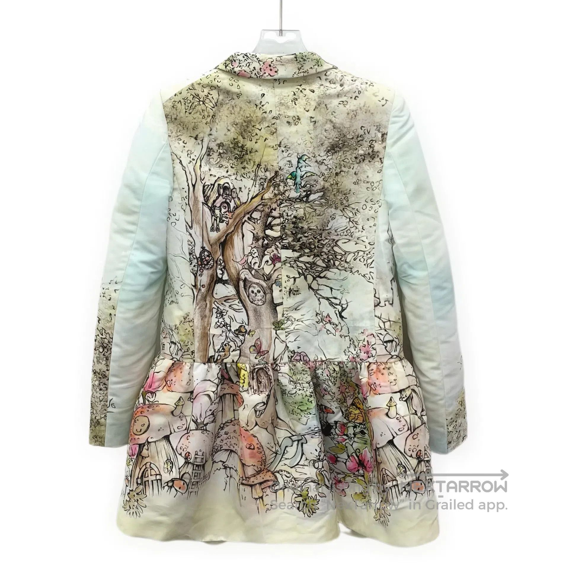 Valentino Valentino Multi-color Painted Oil Painting Collar Single B Size XS / US 0-2 / IT 36-38 - 2 Thumbnail