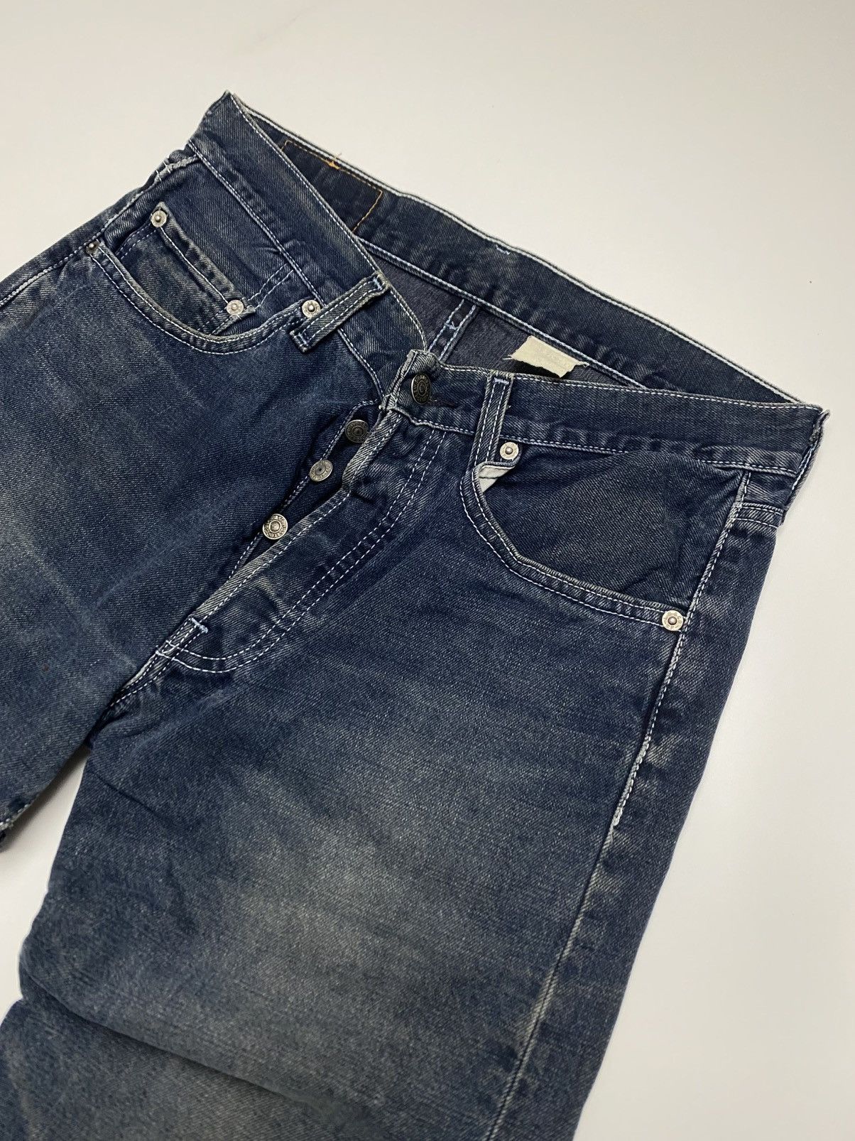 Levi's Levis 501 Straight Cut Blue jeans denim W32 Size US 33 - 4 Thumbnail