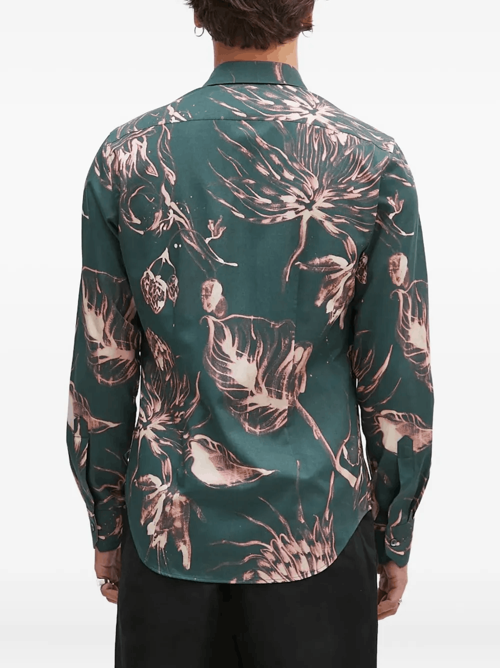 Other Floral-Print Long-Sleeved Shirt in Green for Men Size US M / EU 48-50 / 2 - 4 Thumbnail