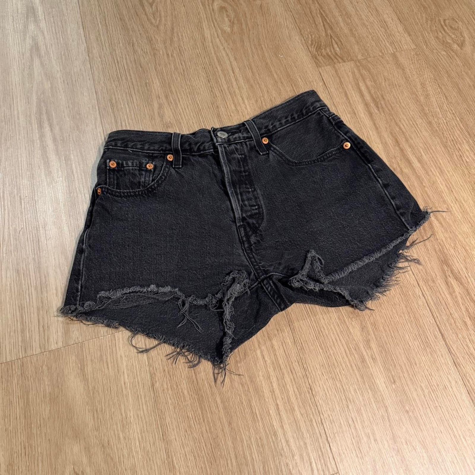 Levi's Levis 501 black vintage Size 25" / US 0 / IT 36 - 3 Thumbnail
