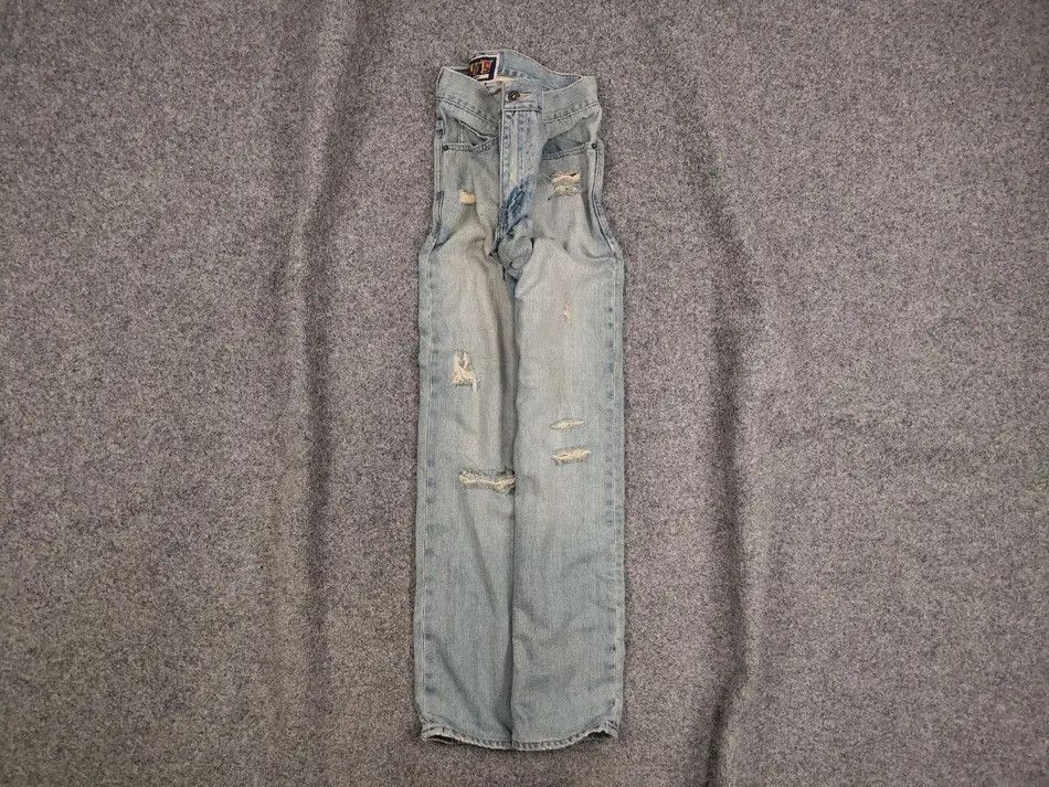 Levi's Vintage Levis 549 Baggy Light Wash Distressed Denim Jeans Size US 34 / EU 50 - 1 Thumbnail