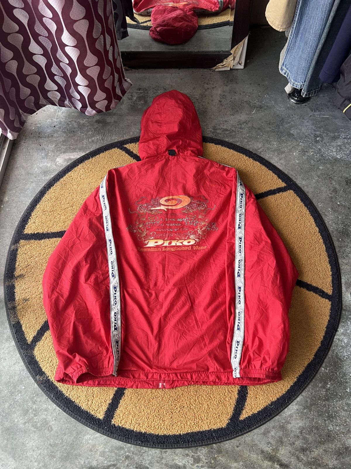 Other 🔥Piko Hawaiian Sidestripe Zipper Jacket Hoodie Size US L / EU 52-54 / 3 - 2 Thumbnail