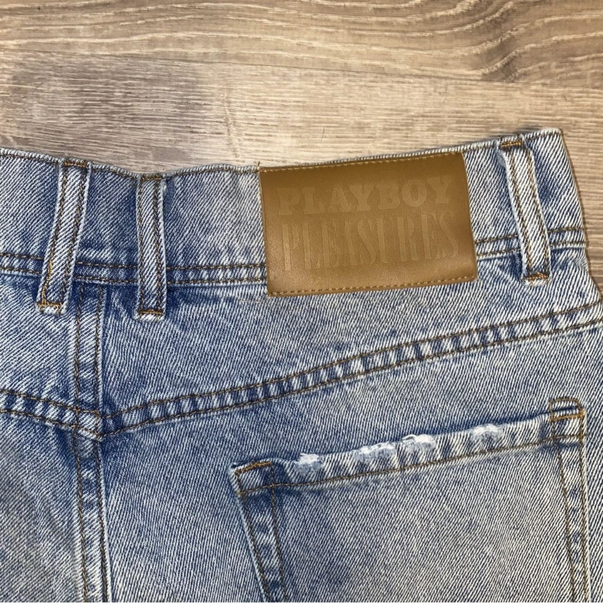 Playboy Playboy X Pleasure Bunny Applique Denim Size US 30 / EU 46 - 5 Thumbnail