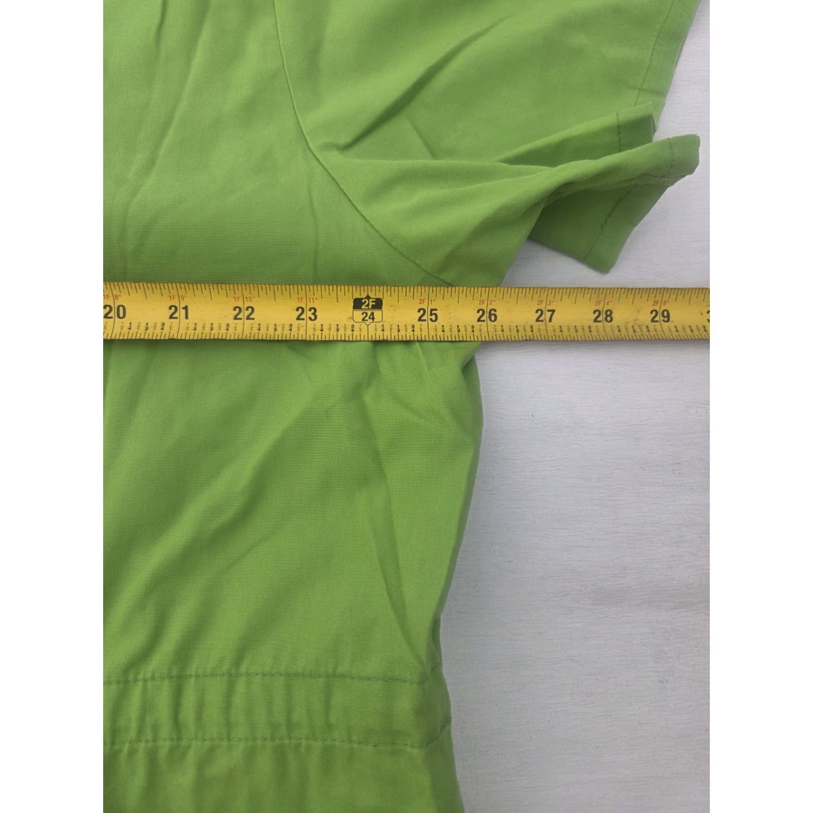 Vintage Denice Scrub Top Womens 3X Green Embroidered Medical Nurse Vet Dental Shirt Adult Womens Size XXL / US 16-18 / IT 52-54 - 7 Thumbnail