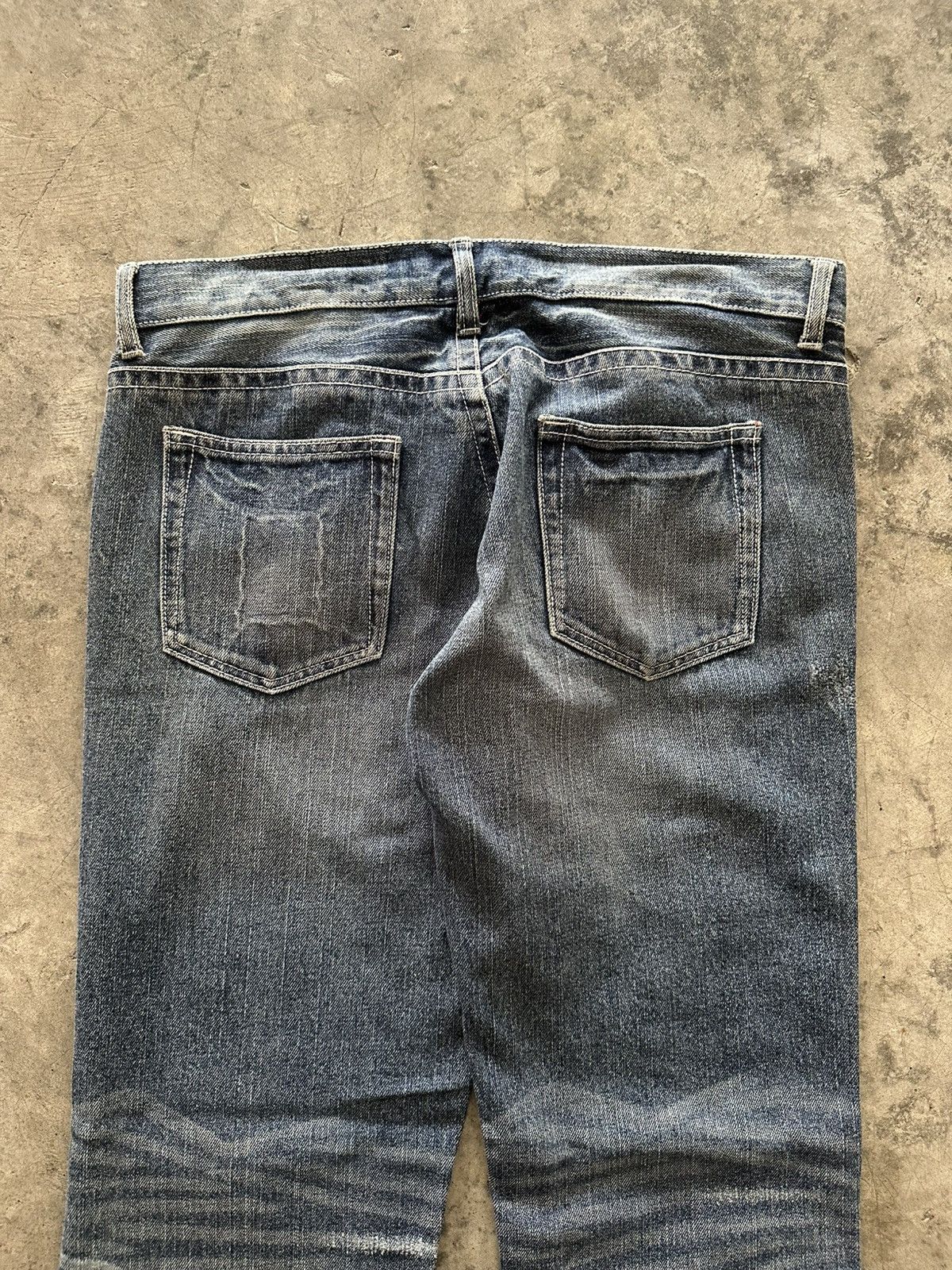 If Six Was Nine × Japanese Brand × Le Grande Bleu (L.G.B.) Japanese Y2K Whisker Wash Jeans Size 32" / US 10 / IT 46 - 8 Thumbnail