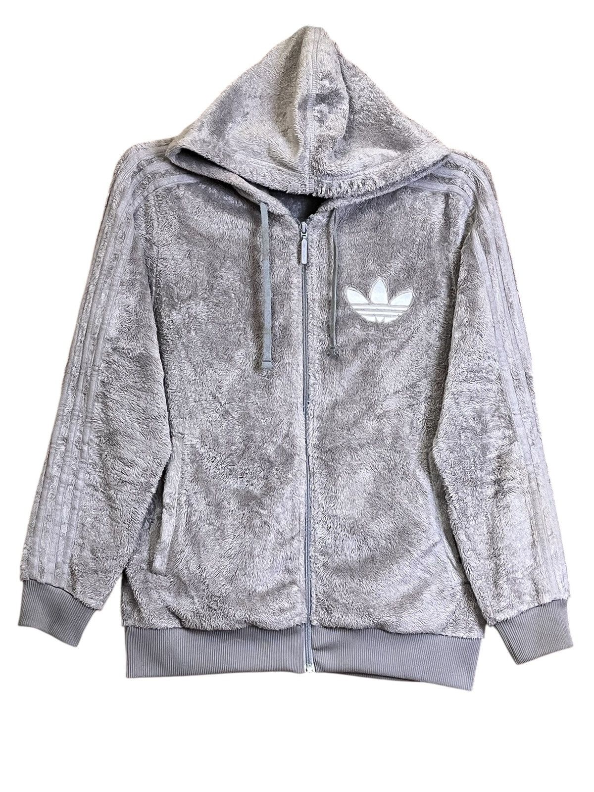 Adidas ADIDAS FLEECE BIG LOGO ZIPPER HOODIES Size US M / EU 48-50 / 2 - 1 Thumbnail
