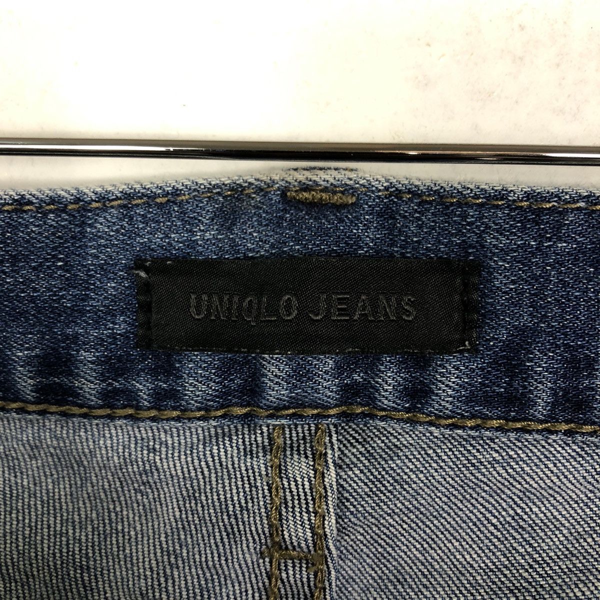 Japanese Brand 🔥RARE PUNK STYLE DISTRESSED DENIM UNIQLO JEANS JAPAN MADE Size US 34 / EU 50 - 14 Thumbnail