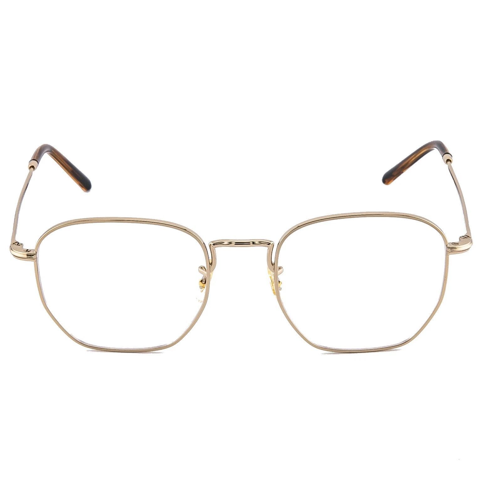 Oliver Peoples OLIVER PEOPLES KIERNEY OV1331 1331 Gold Geometric Eyeglasses Size ONE SIZE - 5 Thumbnail