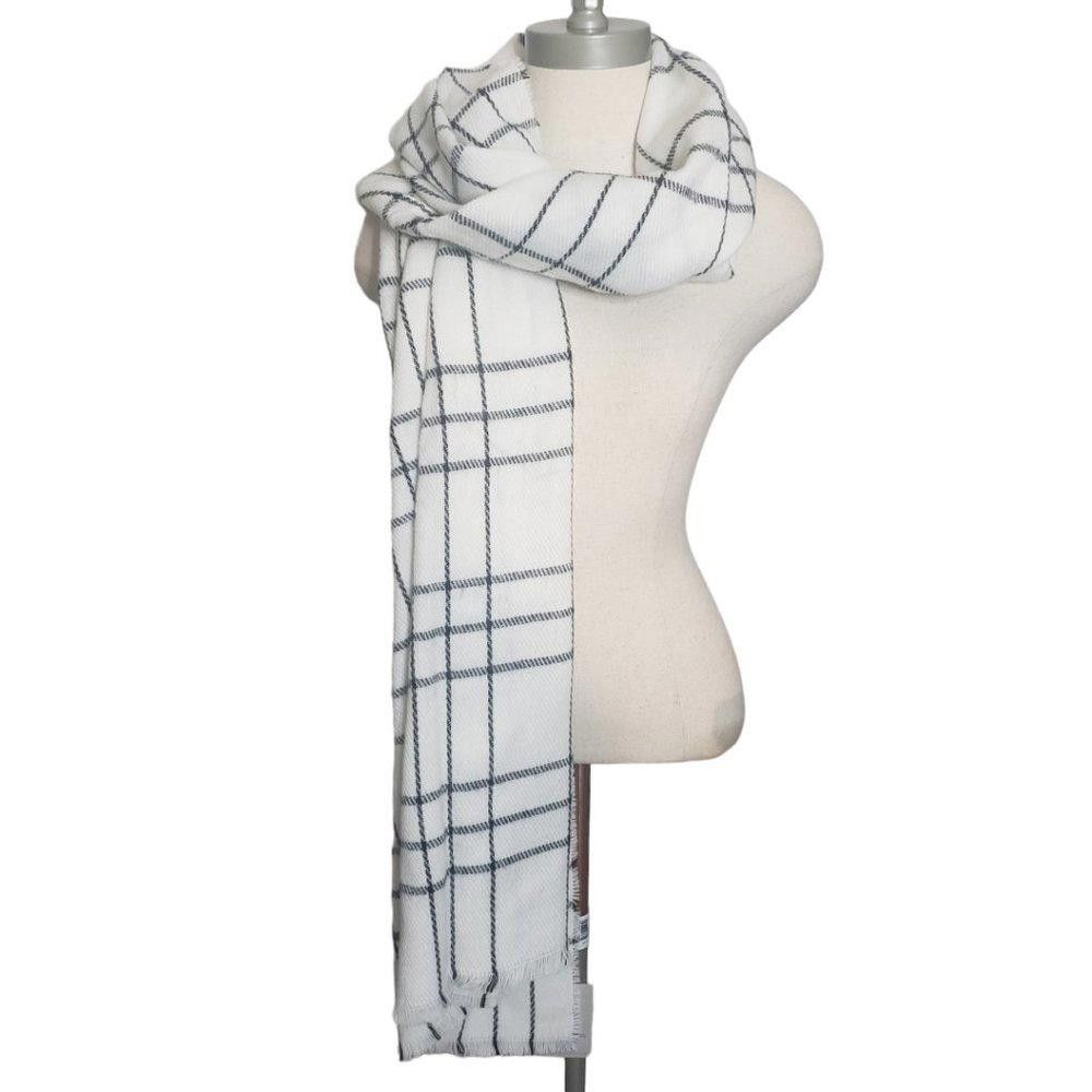 Designer CT823 Primark NWT Black & White Shawl Size ONE SIZE - 2 Thumbnail