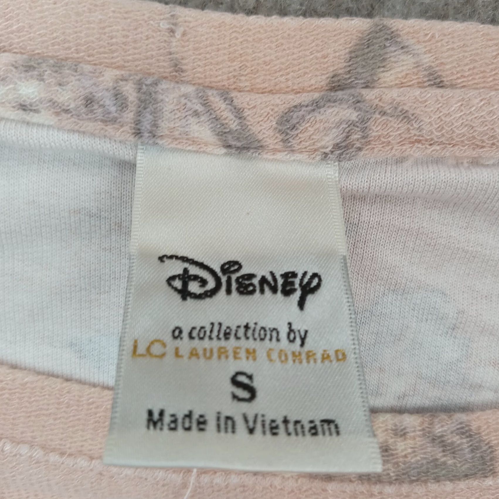 Disney Disney Lauren Conrad Pink Floral Long Sleeve Stretch Top Womens Small Size S / US 4 / IT 40 - 5 Thumbnail
