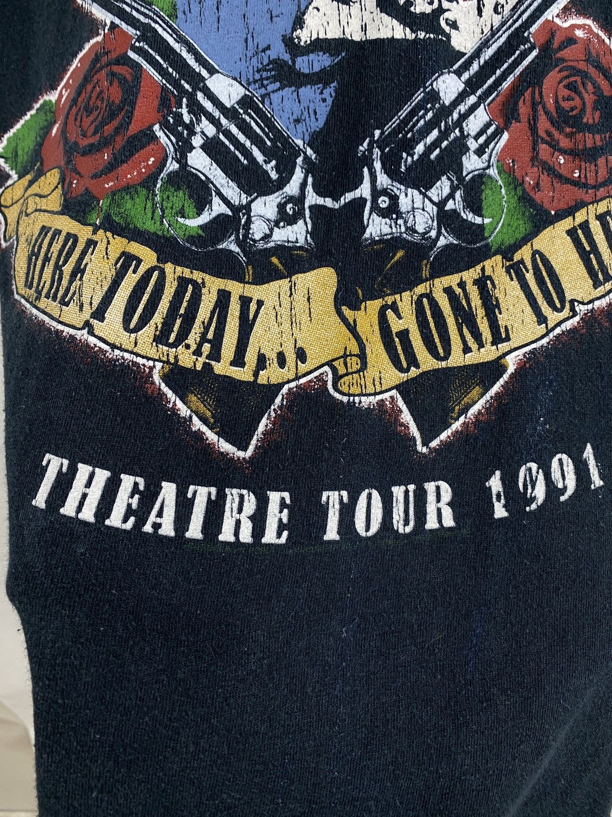 Gildan Y2K Guns N Roses 1991 Tour T-Shirt 2008 Print Art Rare Retro Size US XL / EU 56 / 4 - 6 Thumbnail