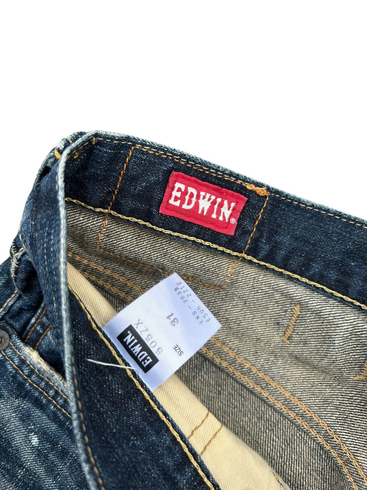 Kapital Vintage Edwin 505ZX Selvedge Buckle Back Repair Denim Jeans Size US 32 / EU 48 - 14 Thumbnail