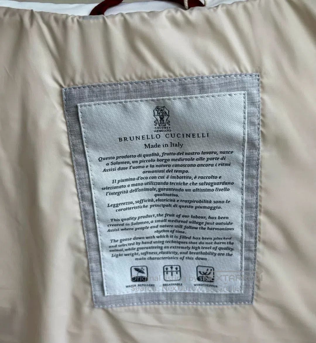 Brunello Cucinelli Brunello Cucinelli White Down Vest. Size US XS / EU 42 / 0 - 6 Thumbnail