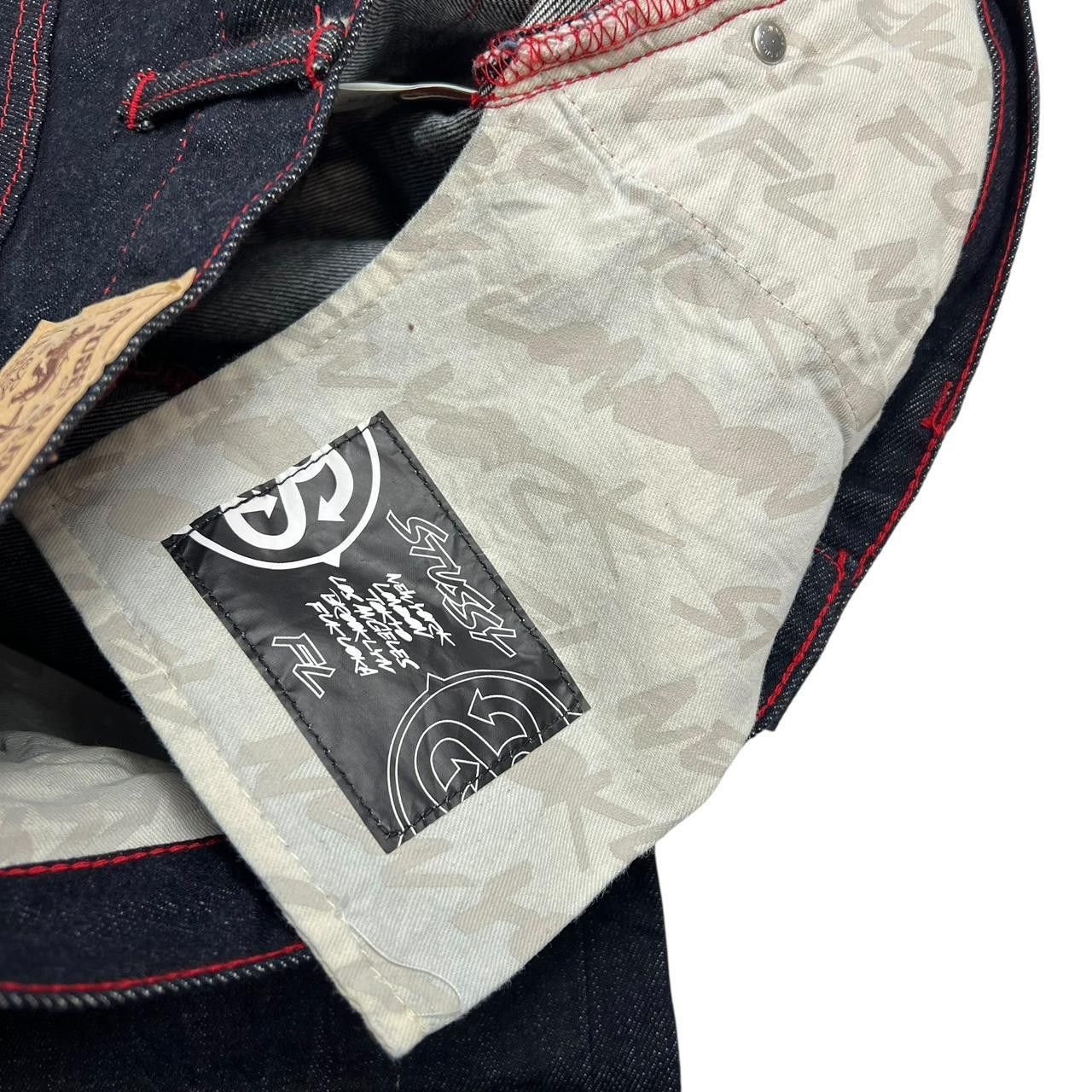 Stussy Vintage 2000s Stussy x Futura Laboratories Jeans - Waist 33” Size US 33 - 8 Thumbnail