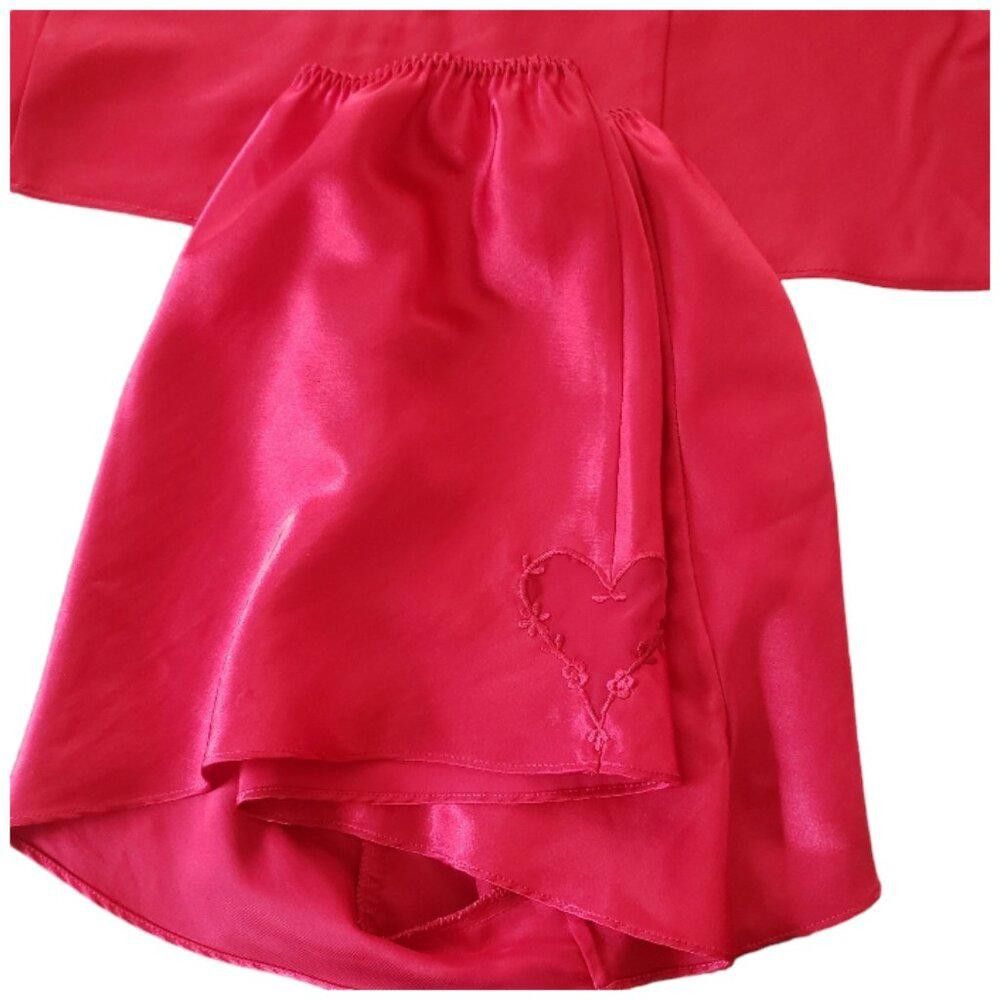 Designer CT1378 Lord & Taylor Red Two Piece Cami & Short Sleep Set XL Size ONE SIZE - 5 Thumbnail