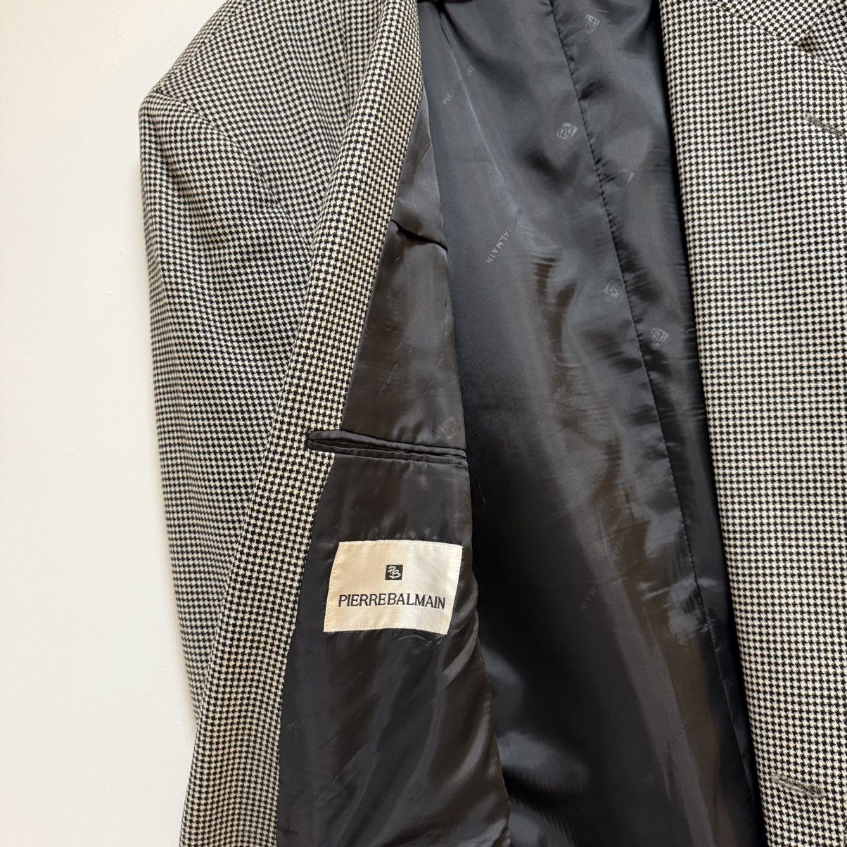 Pierre Balmain Pierre Balmain Wool Blazer Suit Jacket Size 52L Grey Black Size 52L - 5 Thumbnail