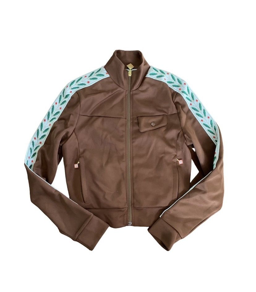 Casablanca Casablanca Paris Brown Laurel Track Top Size S / US 4 / IT 40 - 2 Thumbnail