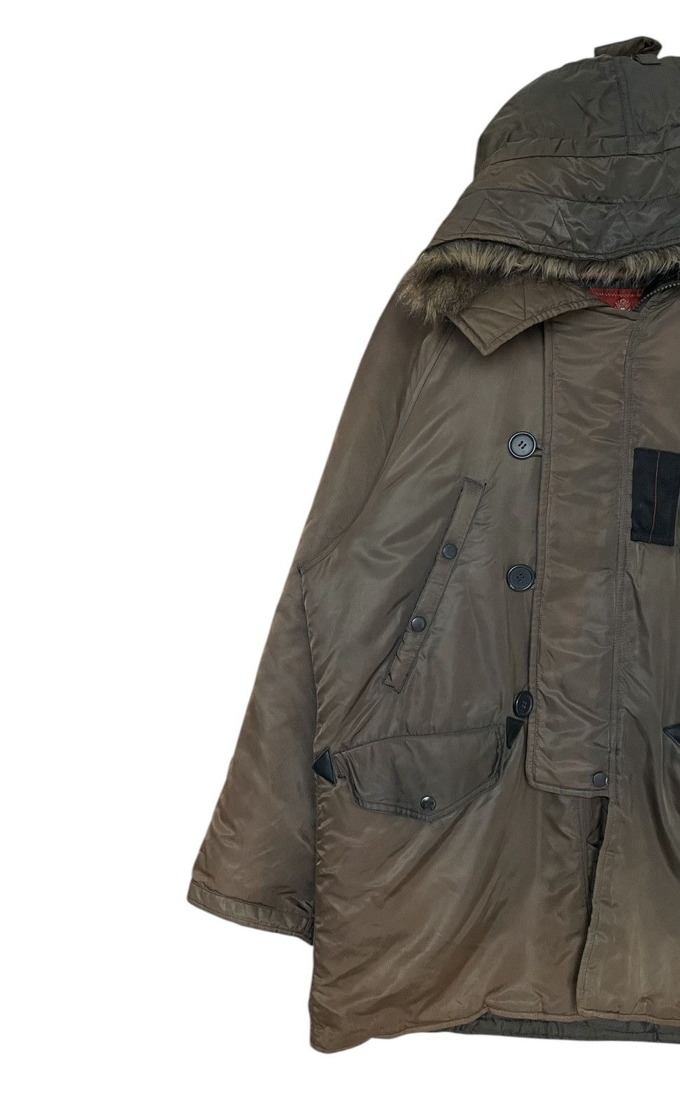 Avirex × Vintage Vintage Brand Avirex Fur Parka 1990s Size US L / EU 52-54 / 3 - 5 Thumbnail