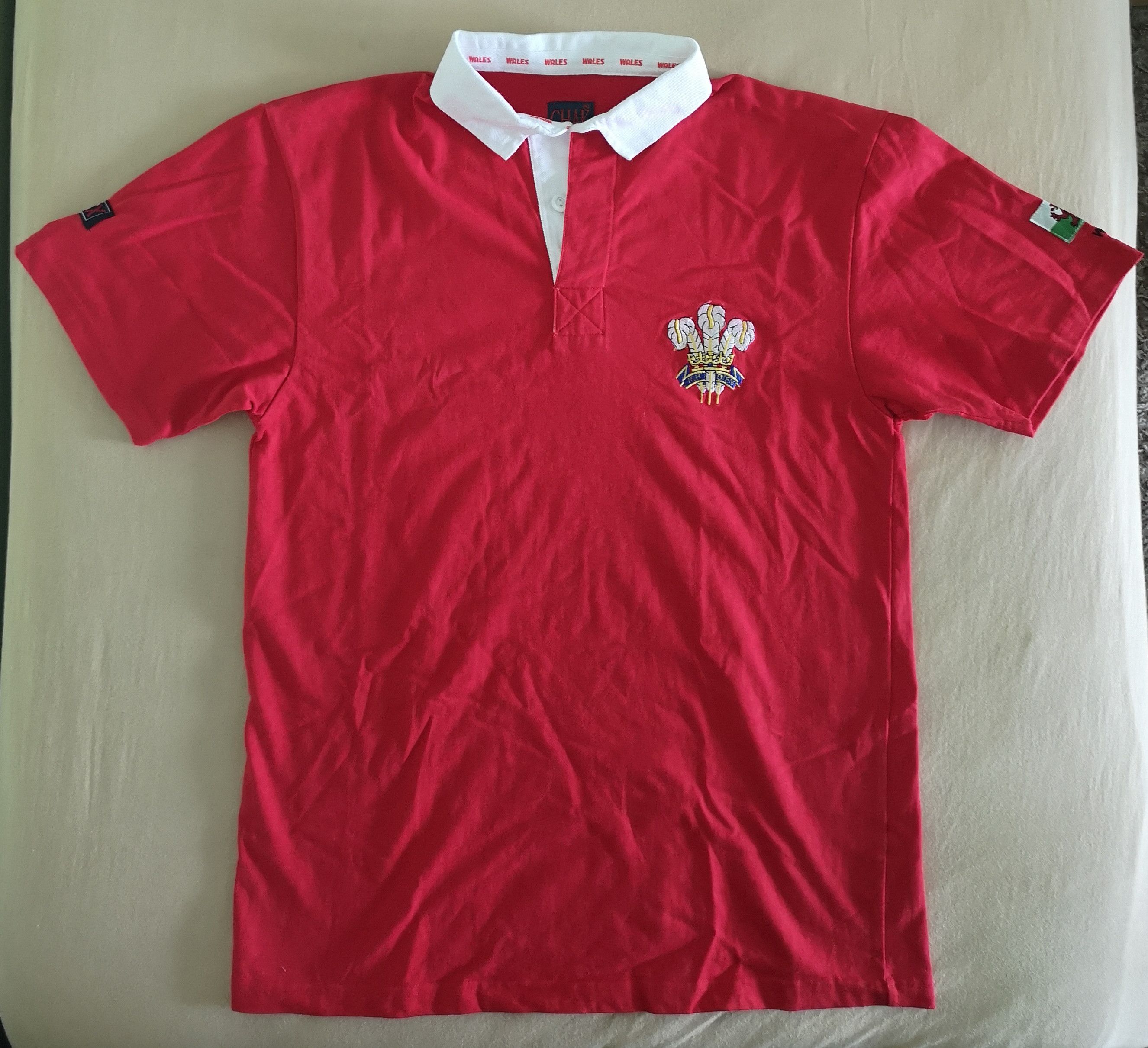 Other Shirt Wales WRU Chak Rugby Union Retro Vintage Size US M / EU 48-50 / 2 - 1 Thumbnail