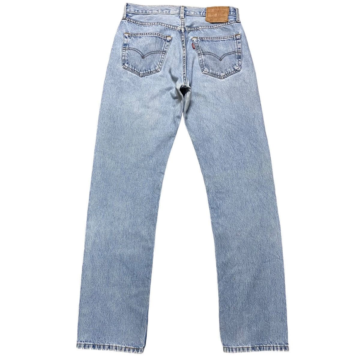 Levi's Vintage 90s Levis 501 Lightwash Jeans Size US 32 / EU 48 - 2 Thumbnail