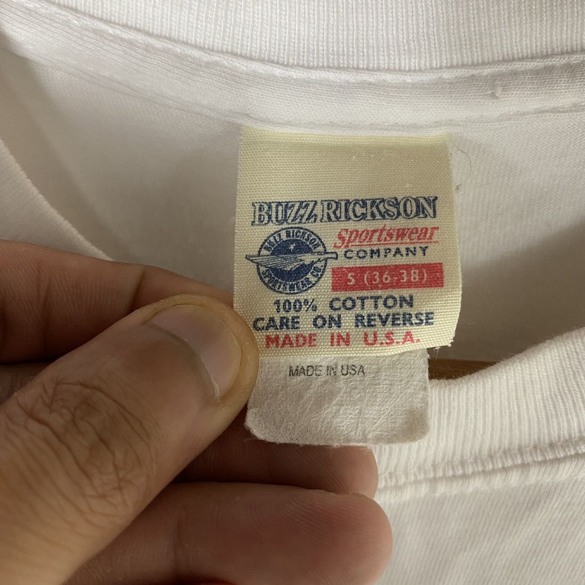 Buzz Rickson's × Japanese Brand × Toyo Enterprises BUZZ RICKSON AIRBORNE ACCESSORIES CORPORATION TEE Size US S / EU 44-46 / 1 - 8 Thumbnail