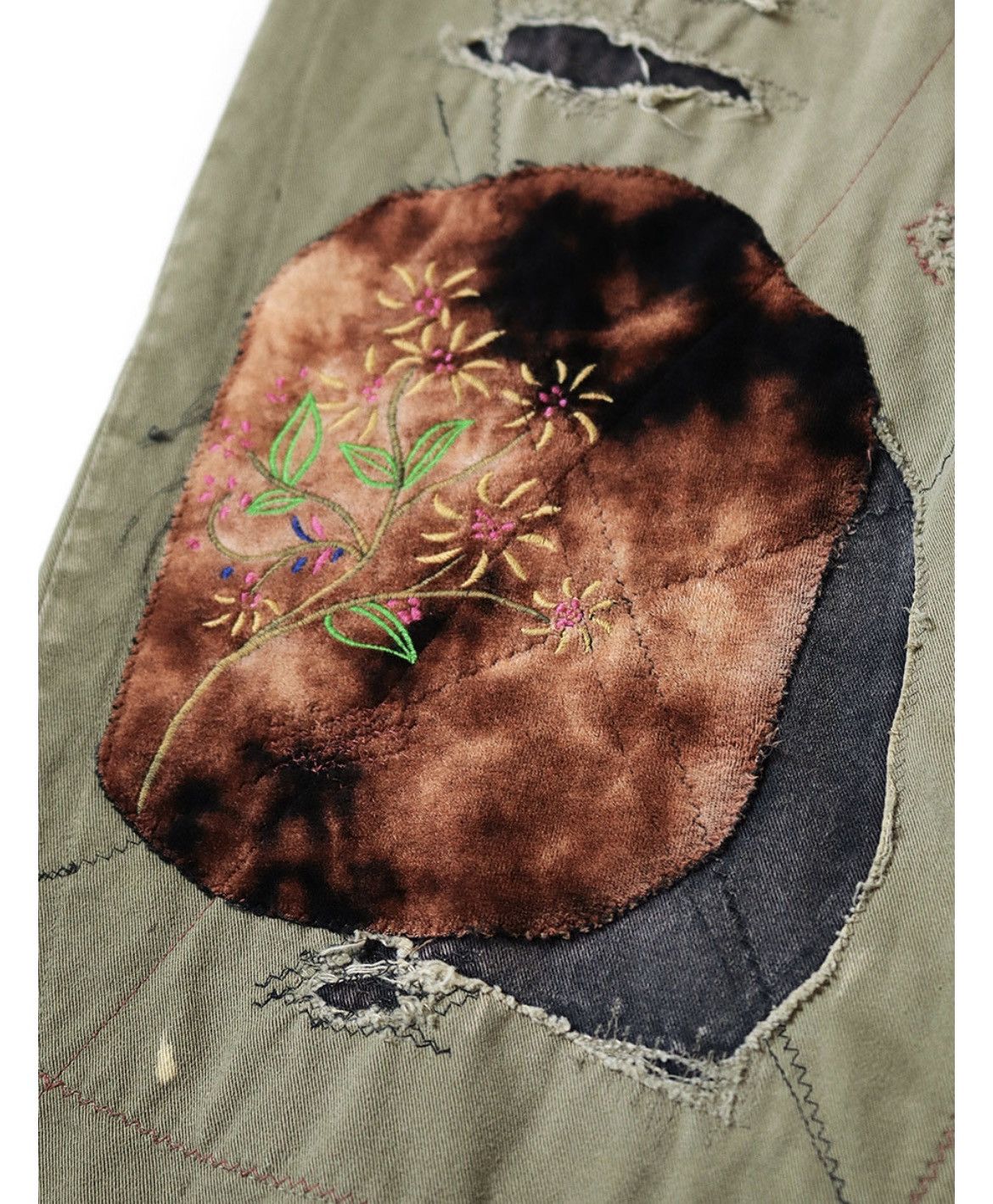 Kapital Kapital Katsuragi High Waist Pants Gypsy Patch Remake size 2 Size US 32 / EU 48 - 4 Thumbnail
