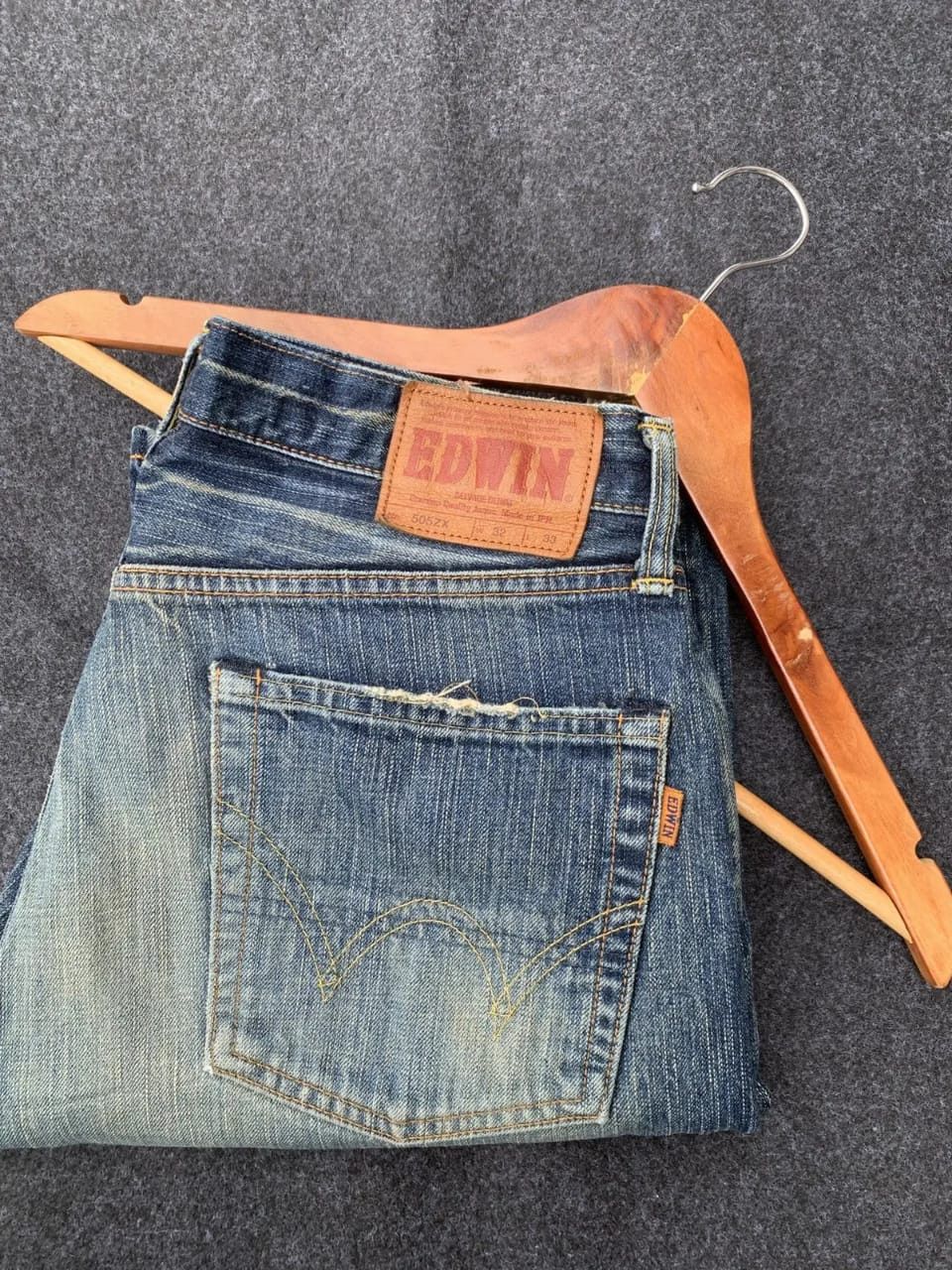 Edwin Vintage Edwin 505zx selvedge fucking faded jeans. Size US 32 / EU 48 - 9 Thumbnail