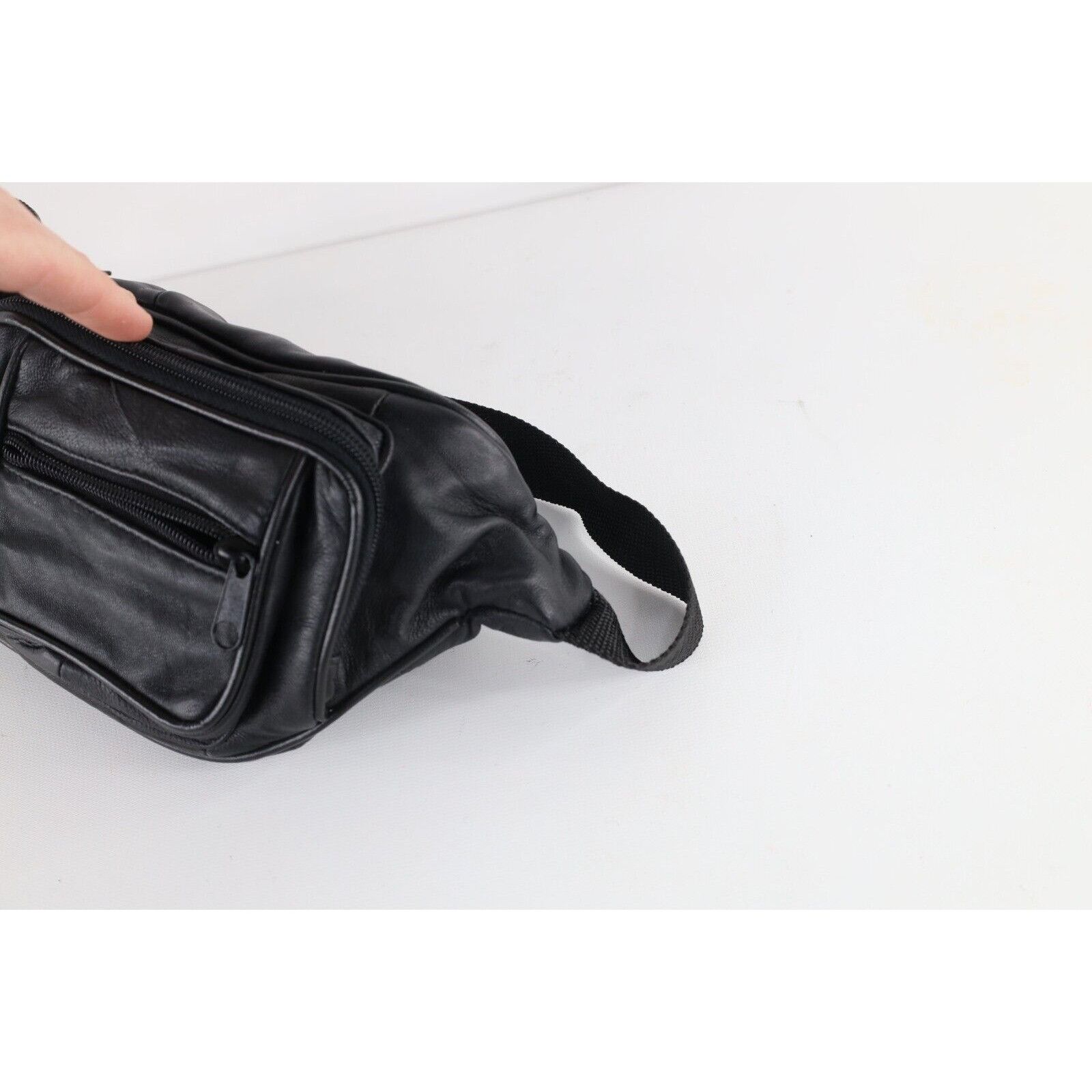 Vintage Vintage 90s Streetwear Leather Festival Fanny Pack Size ONE SIZE - 3 Thumbnail