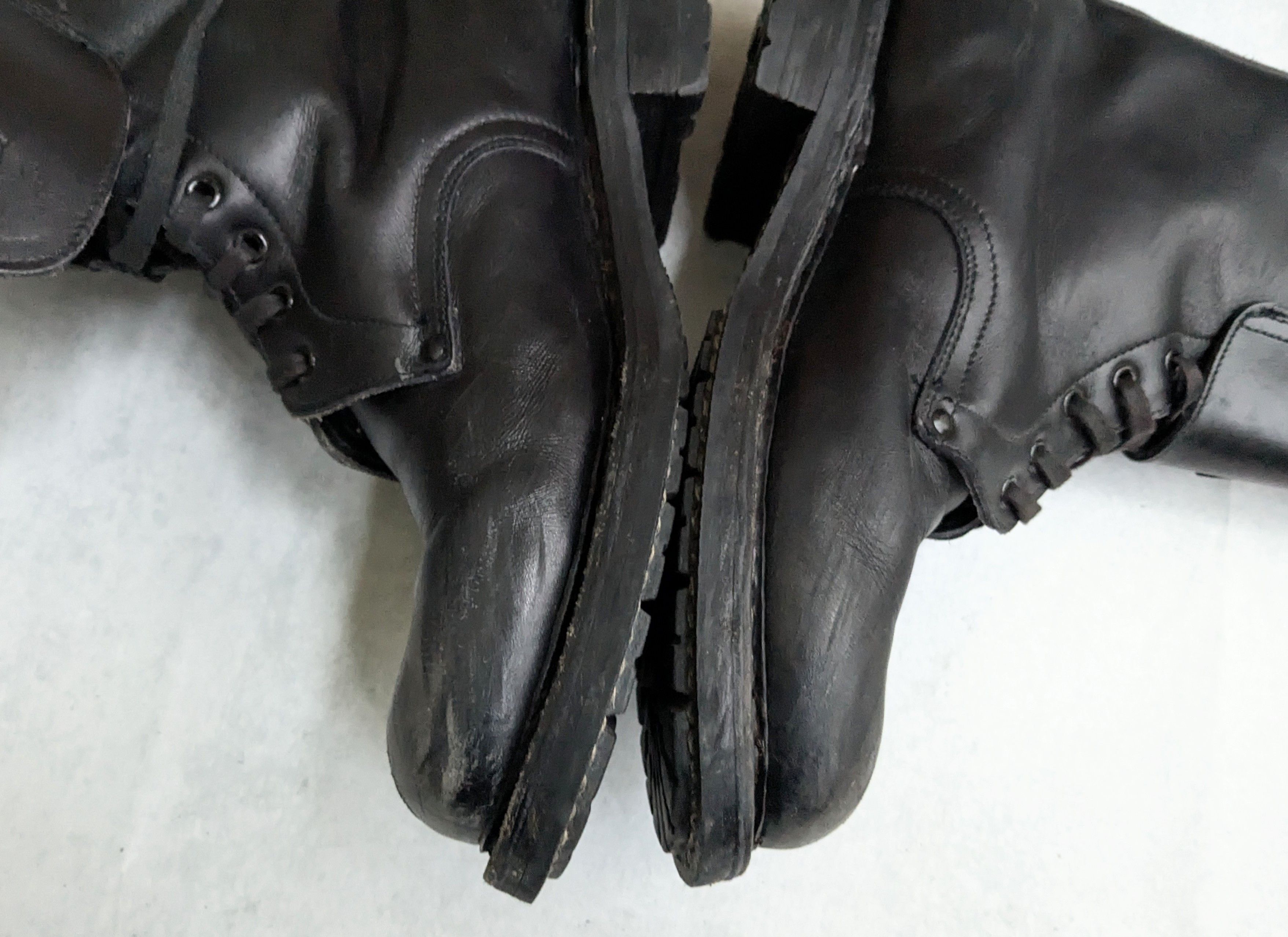 Genuine Leather Derisi Combat Boots Black 9 42 Paratrooper Military Size US 9 / EU 42 - 10 Thumbnail