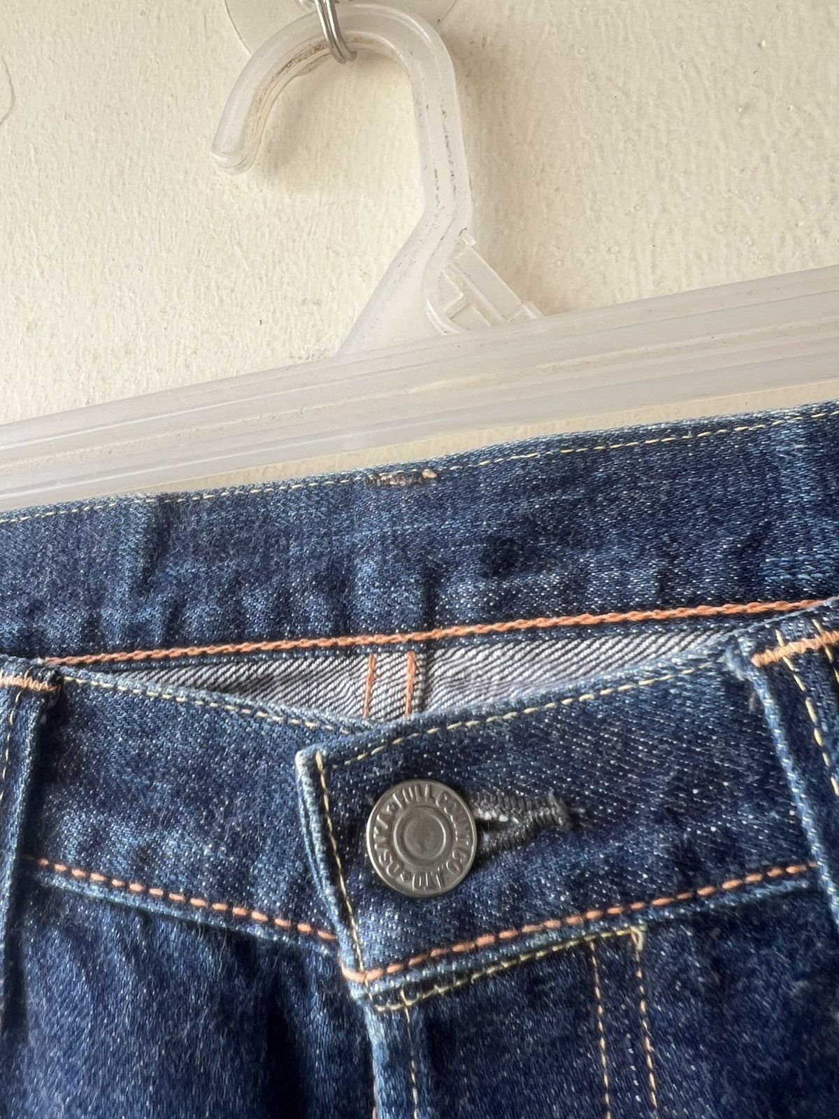 Full Count & Co. Vintage Full Count Japan Fade Blue Denim Selvedge Jeans Size US 31 - 11 Thumbnail