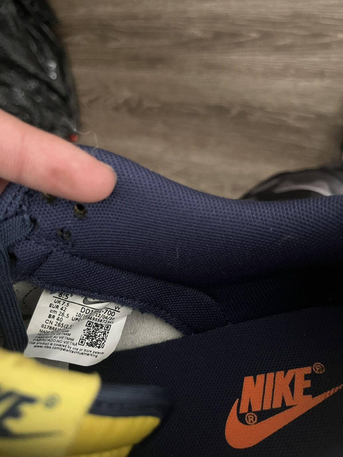 Nike Size 8.5 - Nike Dunk Low Michigan 2021 Size US 8.5 / EU 41-42 - 14 Thumbnail