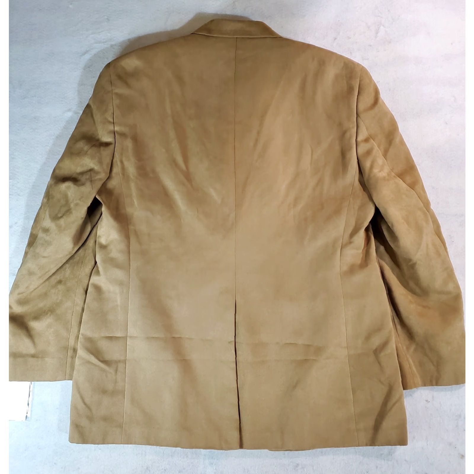 Ralph Lauren Ralph Lauren Chaps Signature Mens Faux Suede Suit Coat Size 48R Tan NWTs Size 48R - 7 Thumbnail