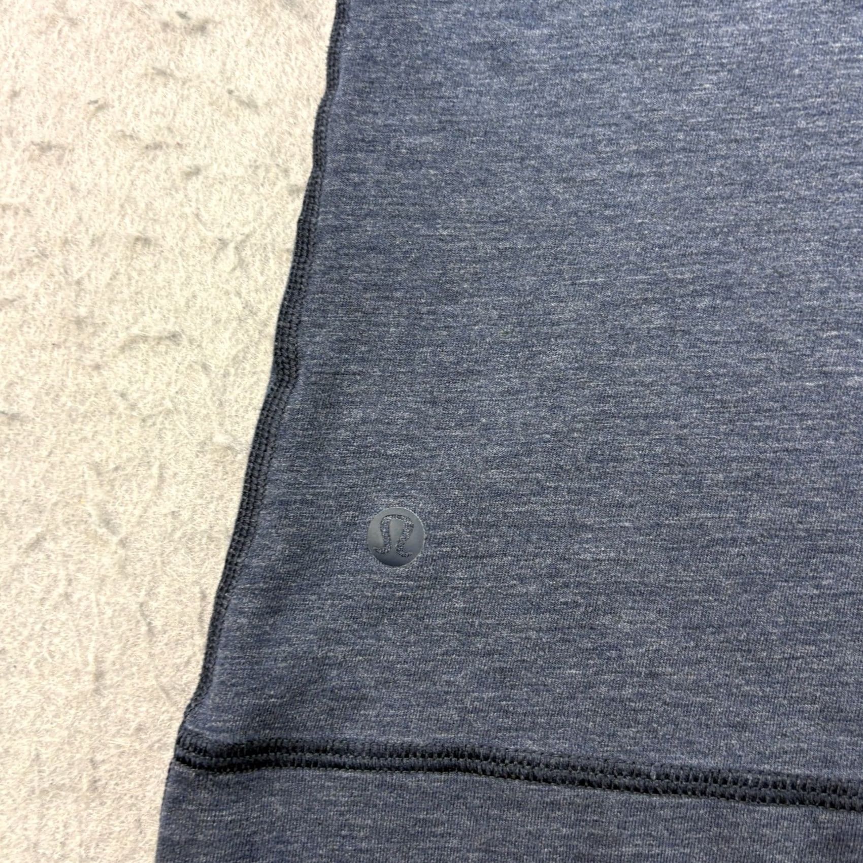 Lululemon Lululemon Commission Shirt Mens XL Blue Crew Neck Slim Fit Athleisure Shirt XL Blue Slimming Logo Activewear Casual Mens Size US XL / EU 56 / 4 - 5 Thumbnail