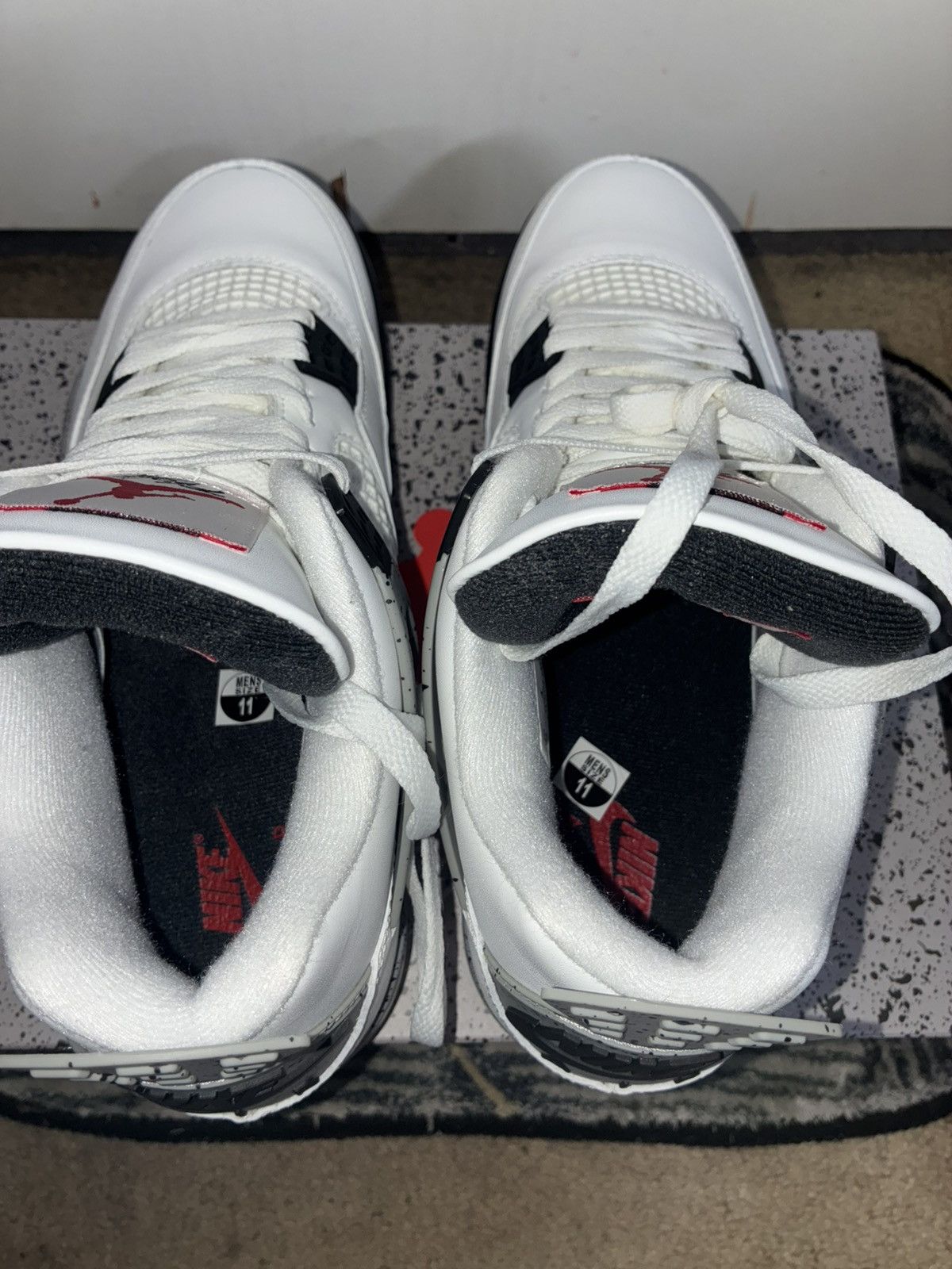Jordan Brand Jordan 4 retro white cement deadstock Size US 11 / EU 44 - 6 Thumbnail