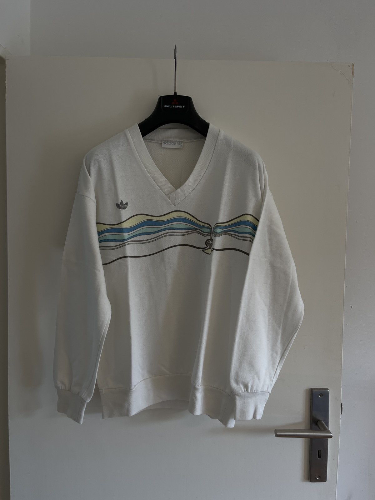 Adidas Vintage Adidas Ivan Lendl Tennis Sweatshirt 80s West Germany Size US L / EU 52-54 / 3 - 3 Thumbnail