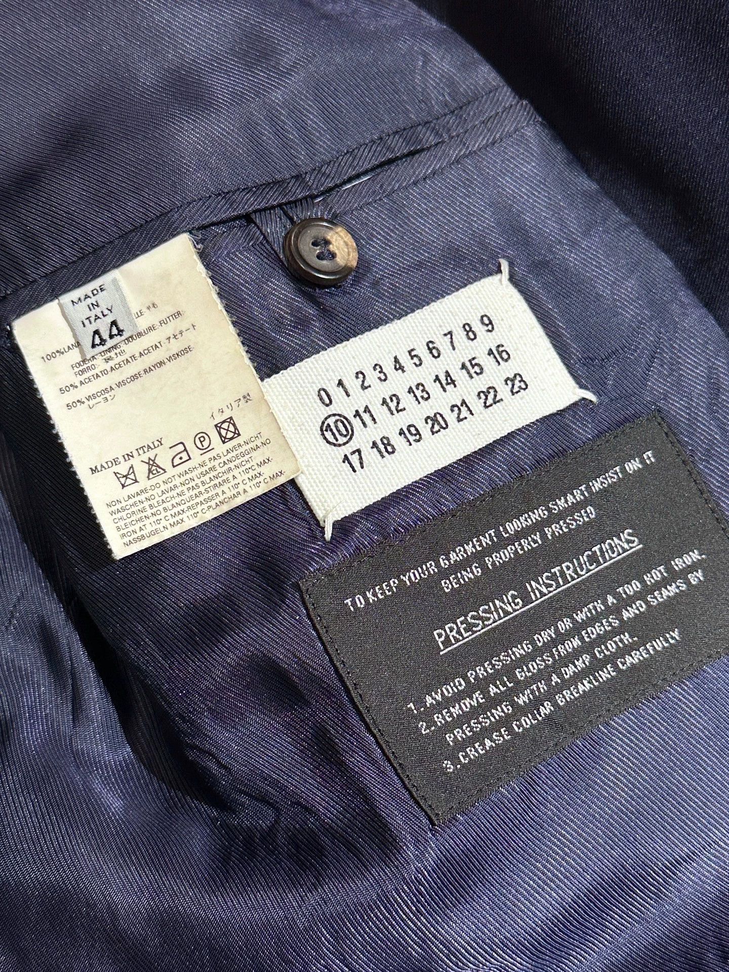 Other Maison Martin Margiela 09SS Notch Lapel Suit Jacket Size 44R - 5 Thumbnail