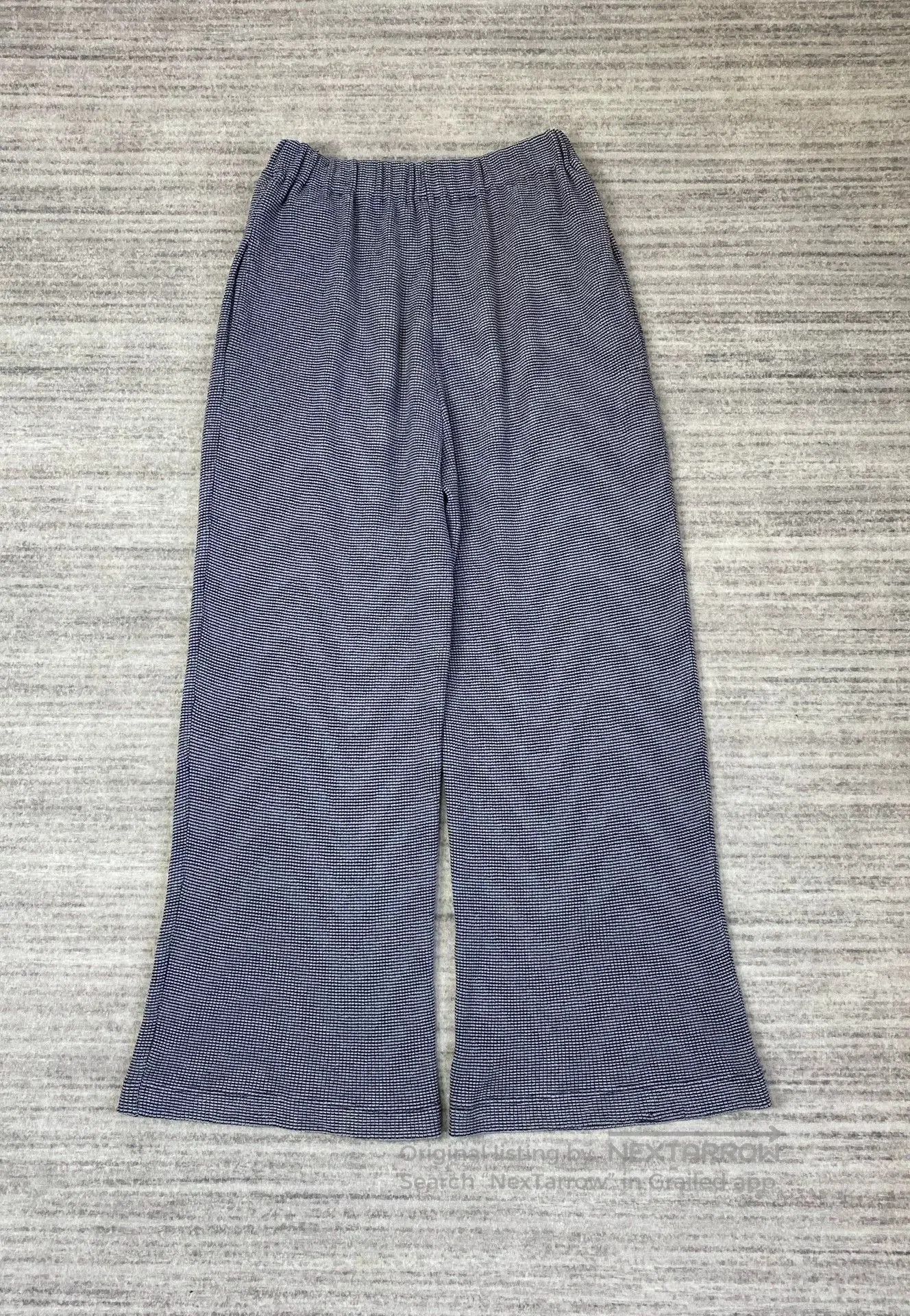 ISA BOULDER Striped High-Waisted Wide Leg Trousers. Size 22" - 4 Thumbnail