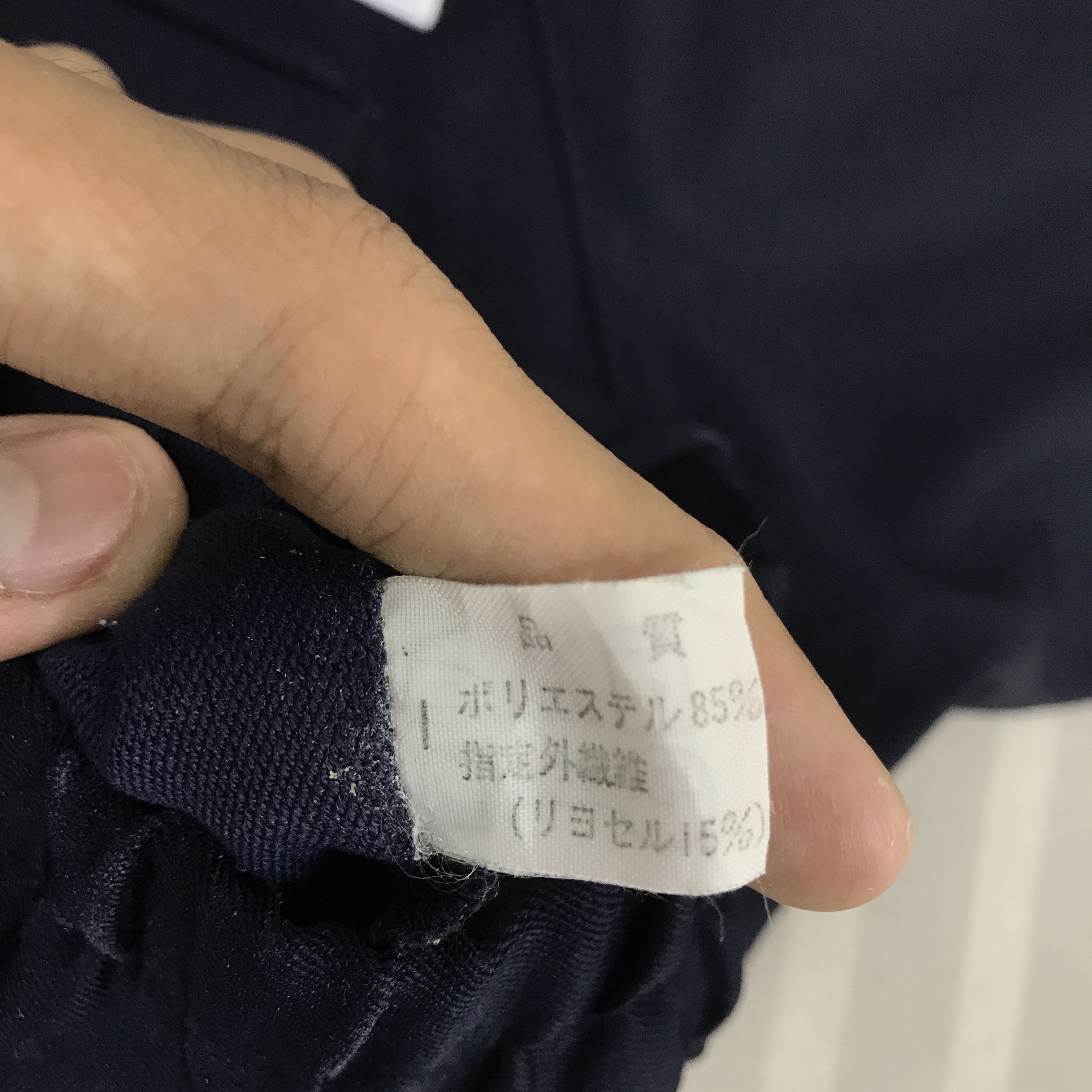 Japanese Brand Vintage Toyota racing Navy Jacket K72B13 Size US L / EU 52-54 / 3 - 13 Thumbnail