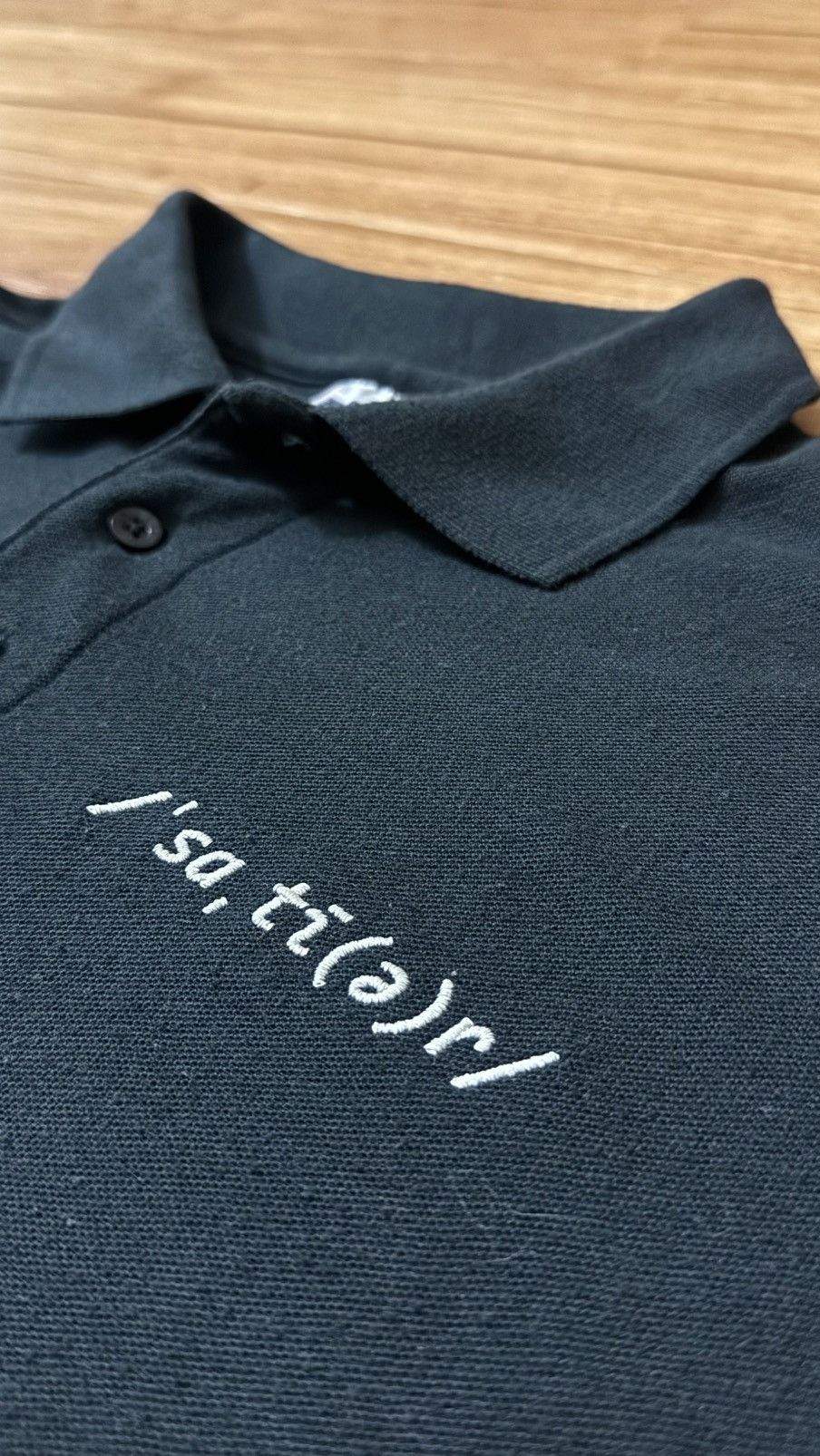Vintage Vintage /‘sa,ti(e)r/ Skateboards Polo Skateboard Shirt 90s Size US M / EU 48-50 / 2 - 4 Thumbnail
