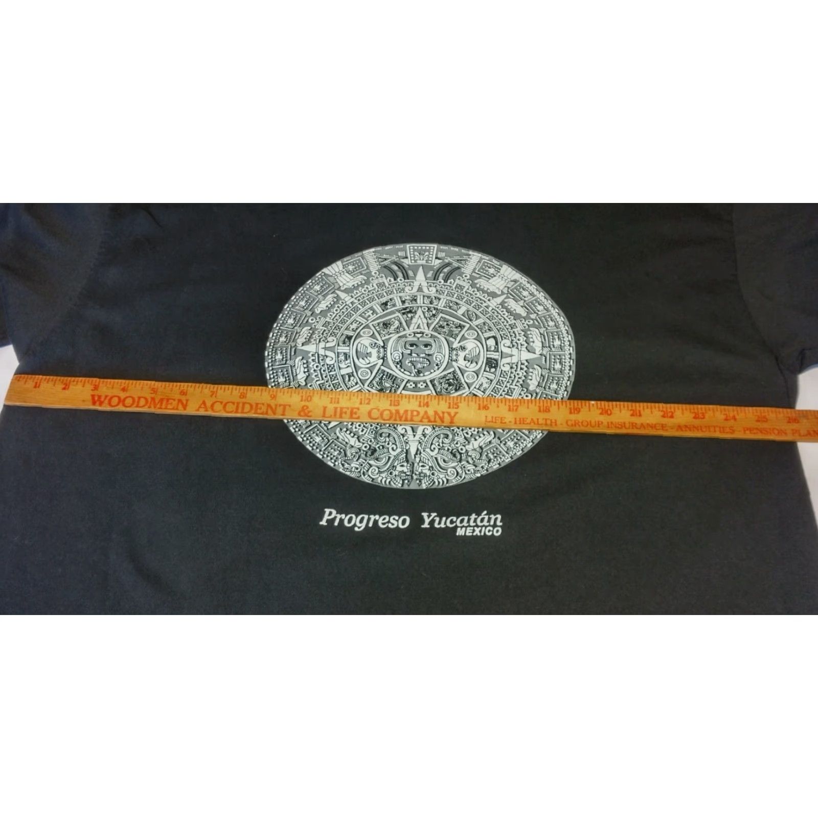 Vintage VINTAGE Yazbek Mexico T-Shirt Men 3XL Black Mayan Calendar Aztec Travel Tourist Size US XXL / EU 58 / 5 - 5 Thumbnail