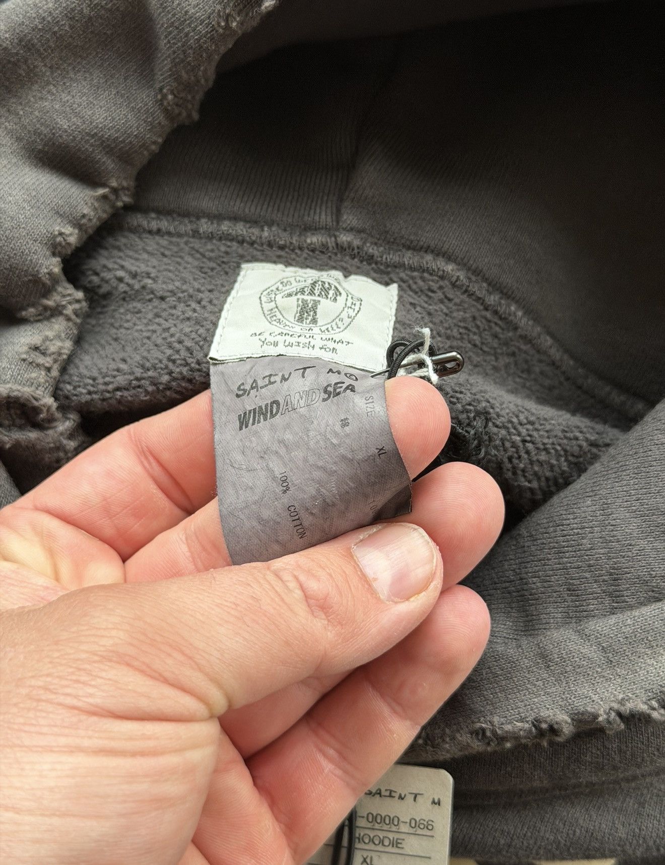 Saint Michael *RARE* SAINT MXXXXXX WIND & SEA COLLAB HOODIE SURF READYMADE Size US XL / EU 56 / 4 - 10 Thumbnail