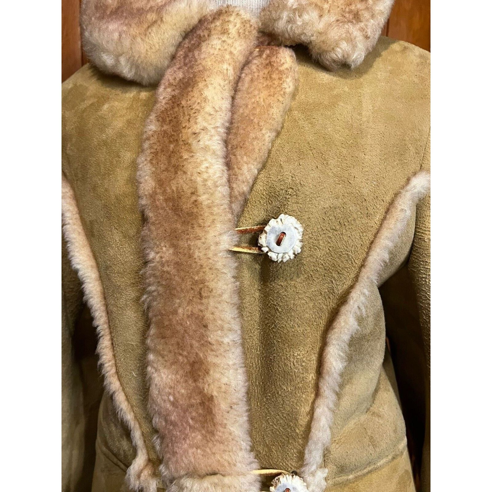Other Shearling Coat Jacket Women Sz S Size S / US 4 / IT 40 - 2 Thumbnail