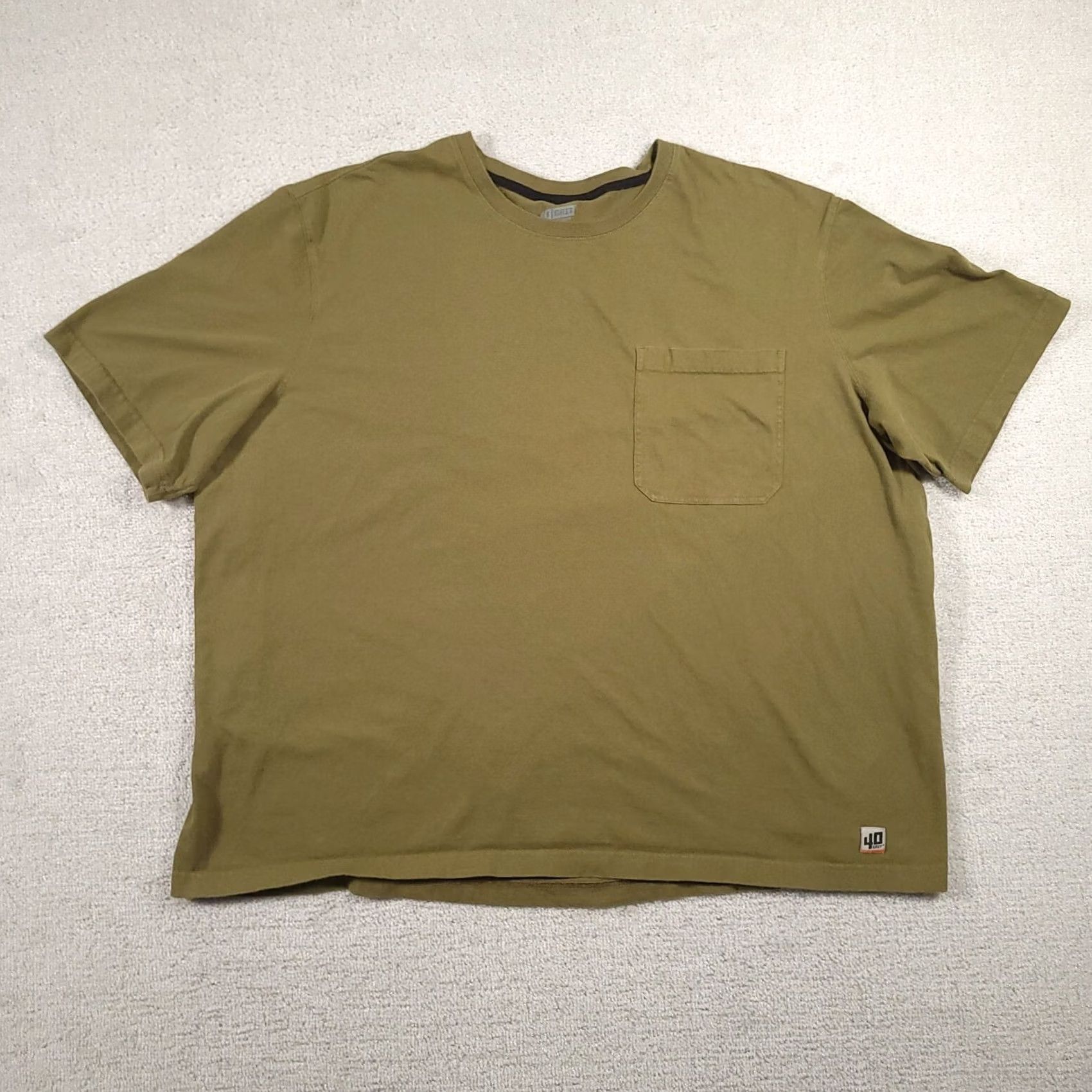 Vintage Duluth Shirt Mens 3XL Green 40 Grit Pocket Short Sleeve Work Casual T-Shirt Mens Gray? Size US XXL / EU 58 / 5 - 2 Thumbnail