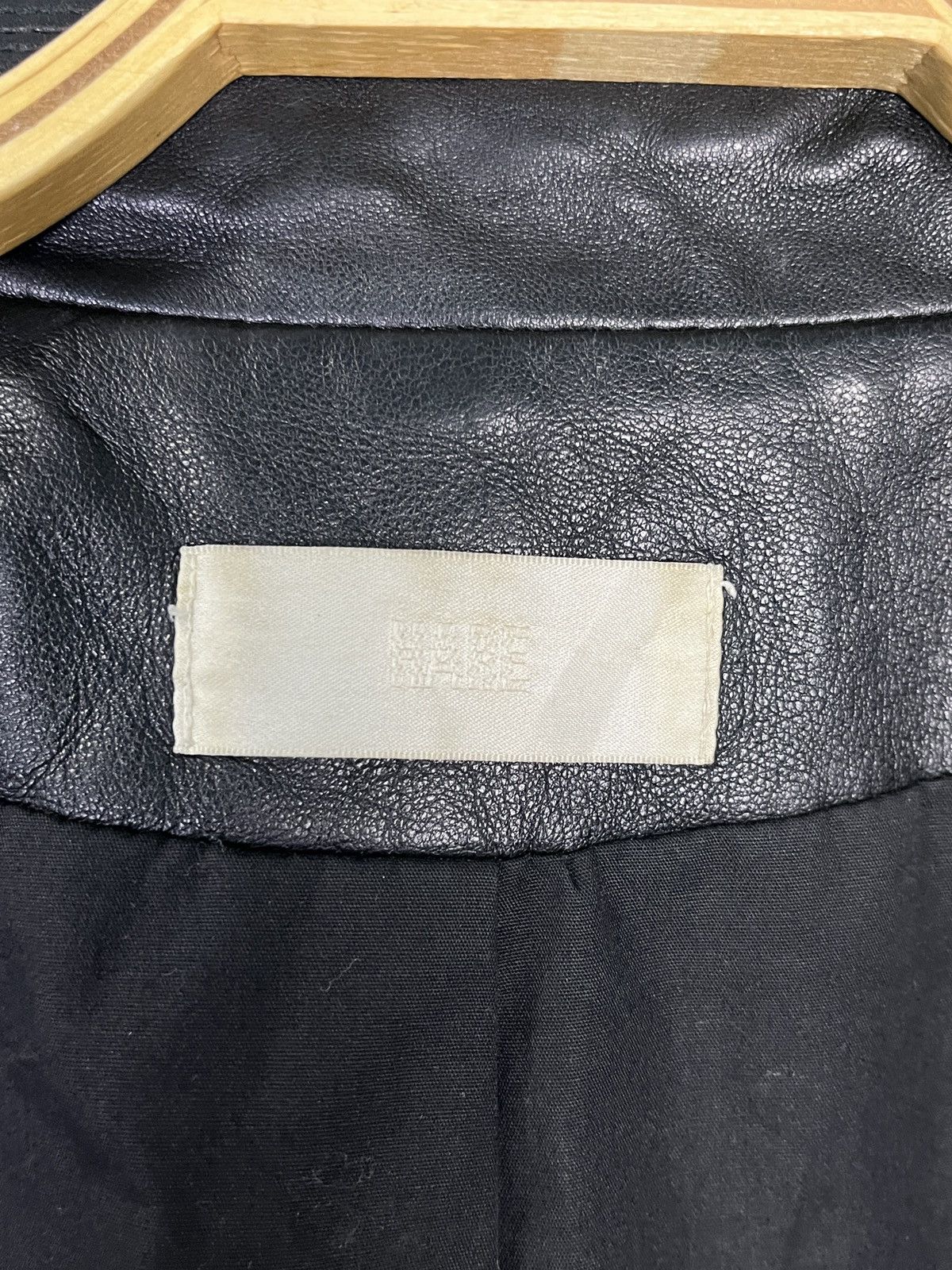 Genuine Leather × HARE × Japanese Brand Hare Lambskin Leather Cropped Bike Jacket Size S / US 4 / IT 40 - 8 Thumbnail