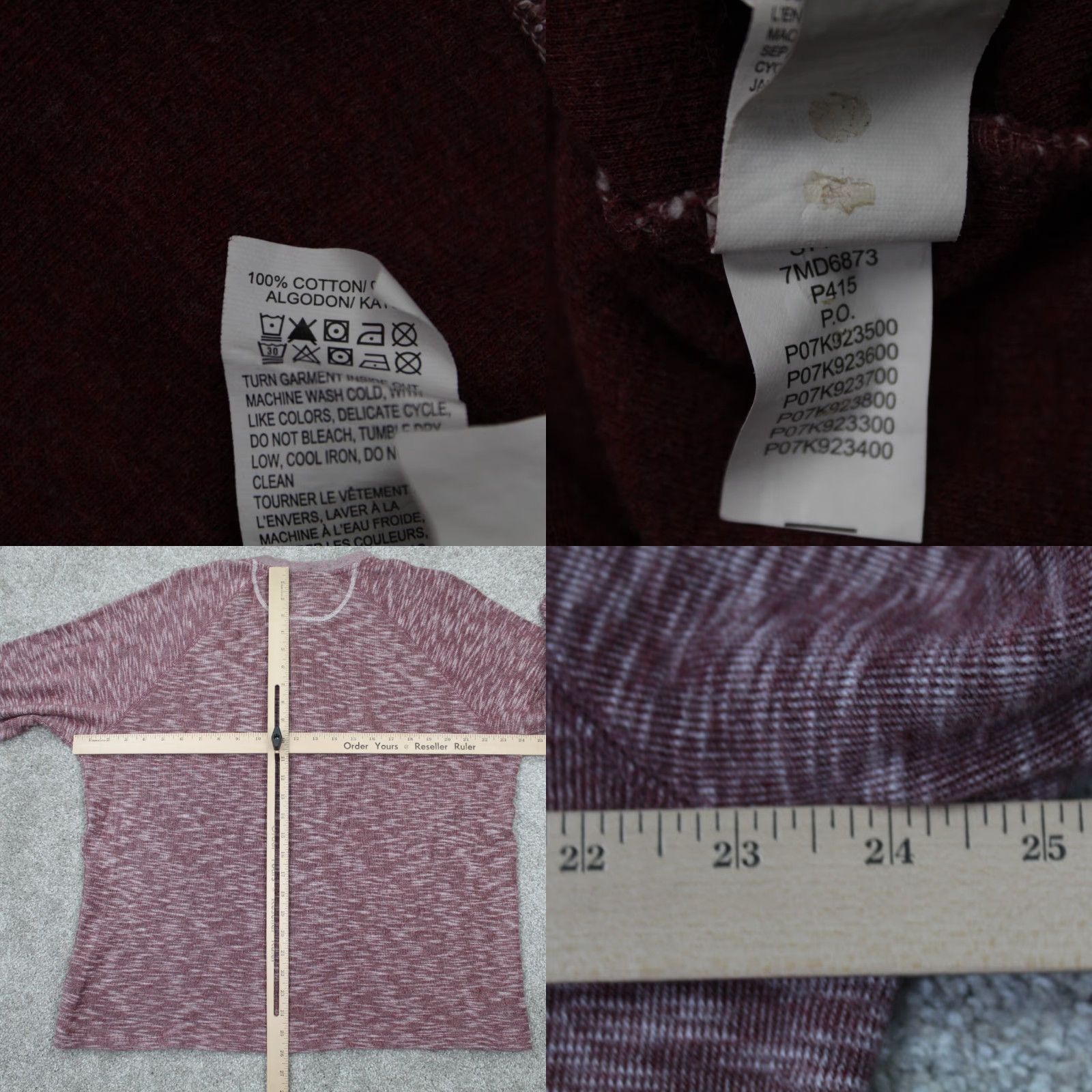 Lucky Brand Lucky Brand Henley Shirt Mens XL Red 100% Cotton Long Sleeve Pullover Shirt Size US XL / EU 56 / 4 - 8 Thumbnail