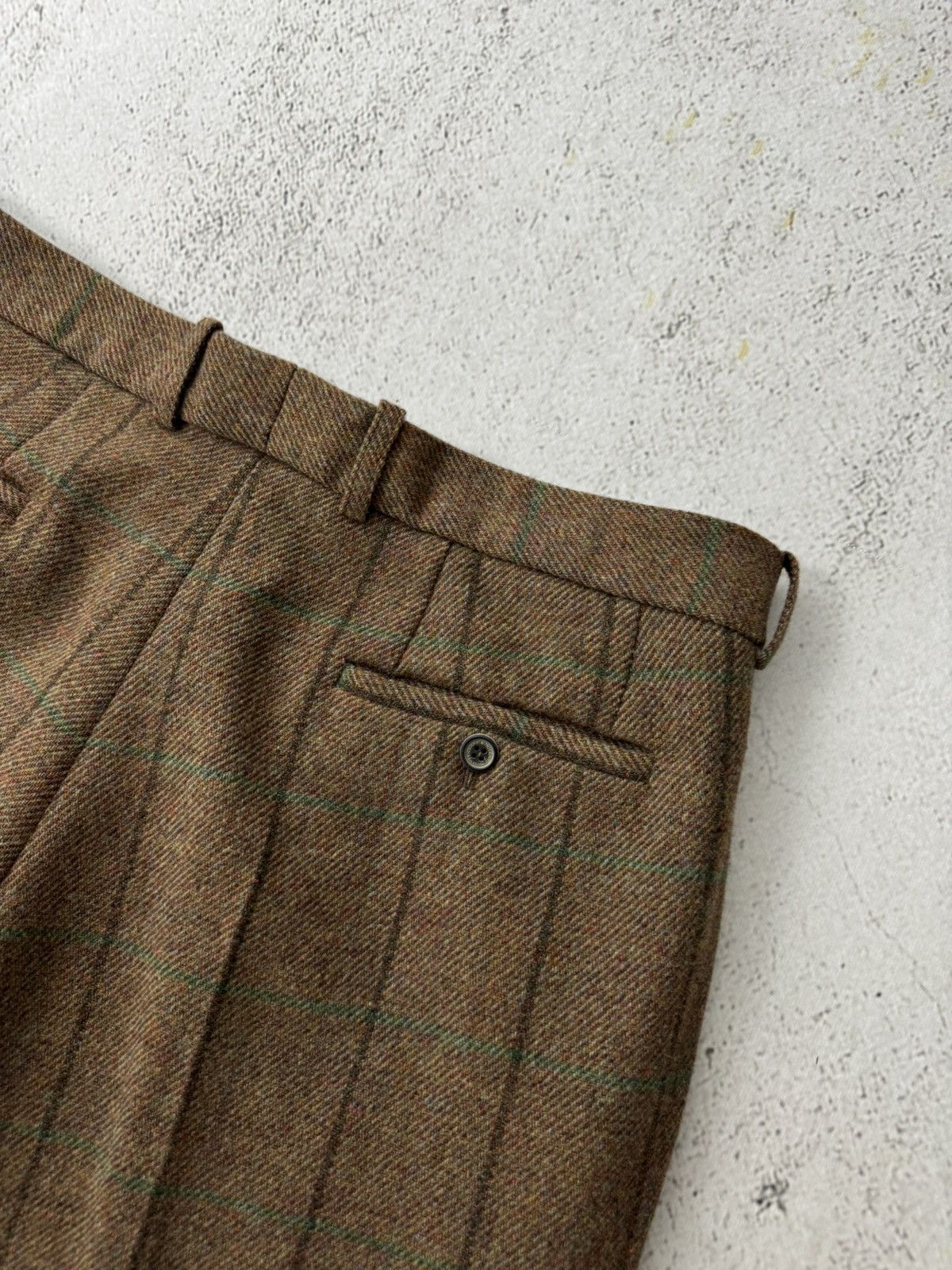 Holland & Holland × Japanese Brand Holland & Holland London Harrow Tweed Wool Pants Size US 34 / EU 50 - 16 Thumbnail