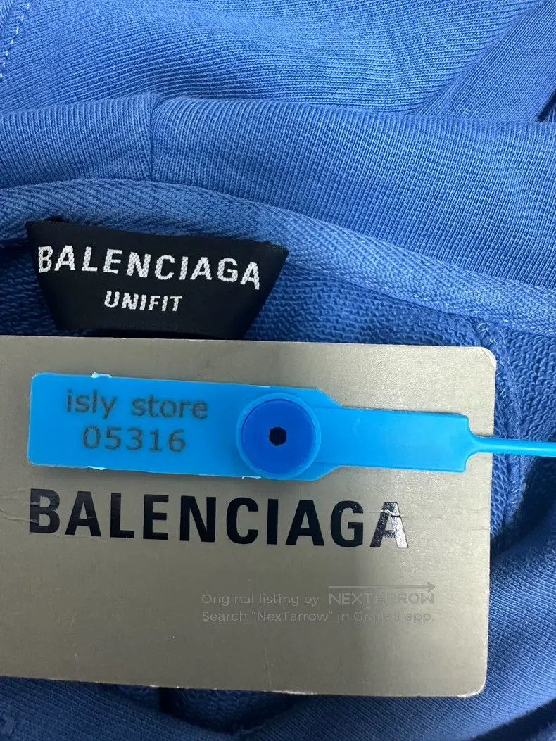 Balenciaga Balenciaga Letter Printed Long Hooded Long Sleeve Sweatshi Size US M / EU 48-50 / 2 - 4 Thumbnail