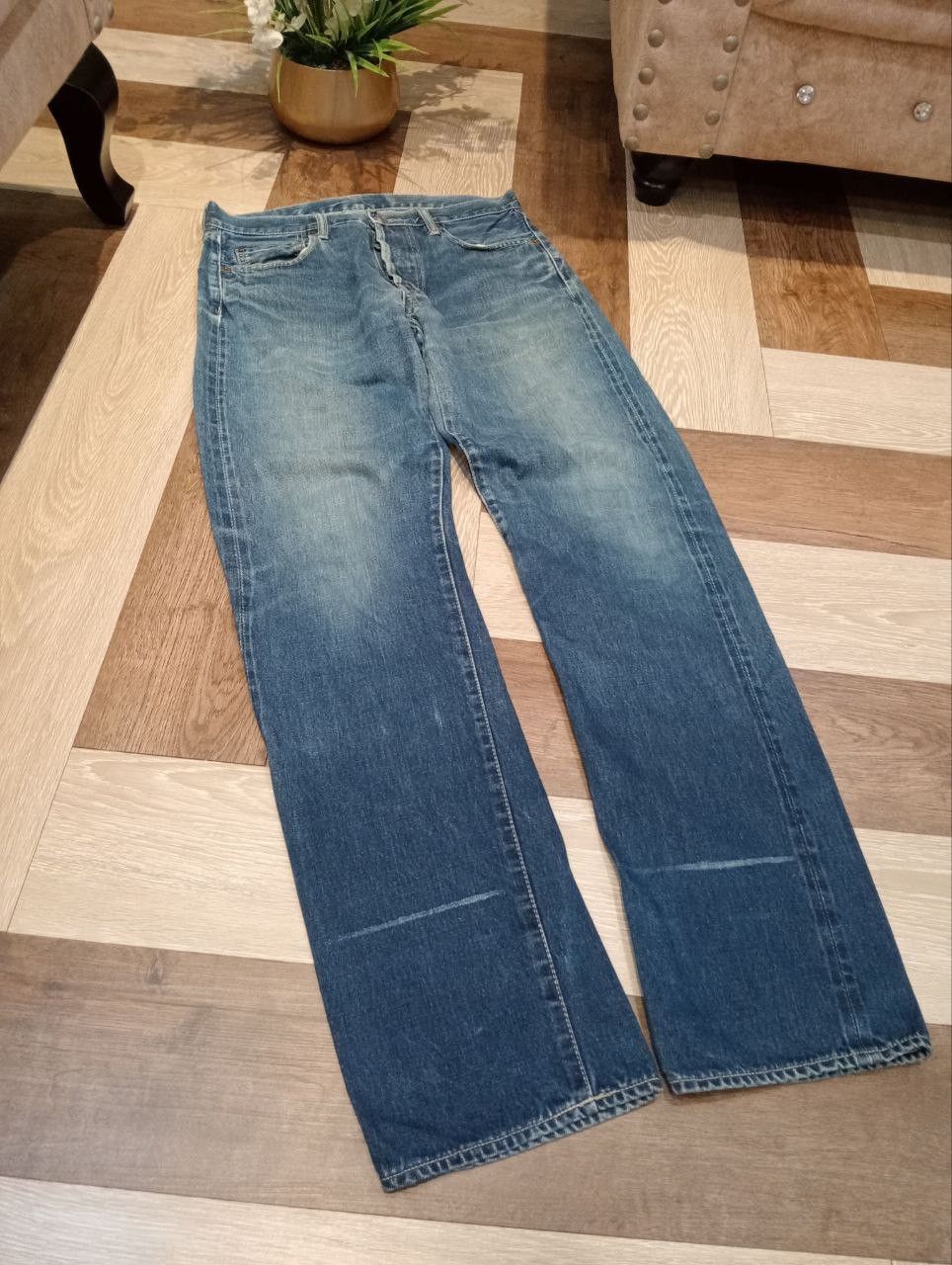 Hysteric Glamour VINTAGE HYSTERIC GLAMOUR KINKY BLUE DENIM SELVEDGE PANTS Size US 32 / EU 48 - 3 Thumbnail
