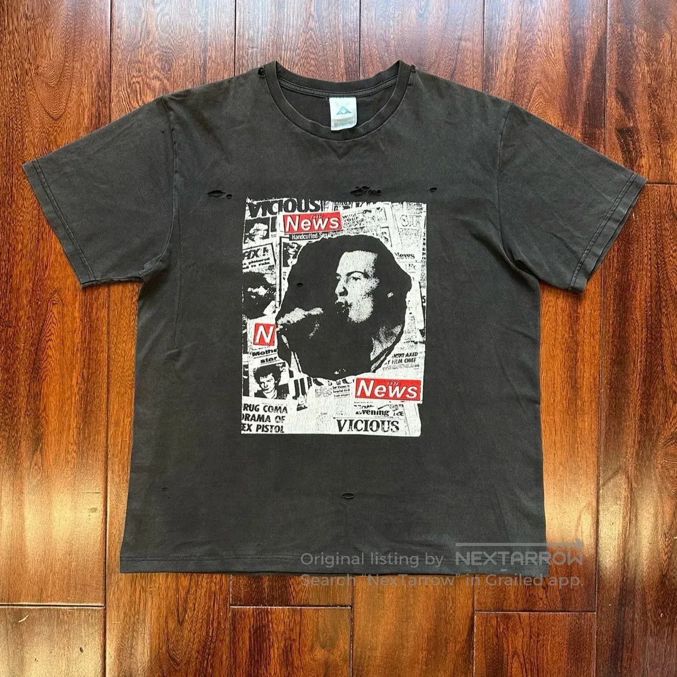 Malcolm McLaren Sex Pistols Sid Vicious Vintage 00s Tee. Size US M / EU 48-50 / 2 - 1 Thumbnail