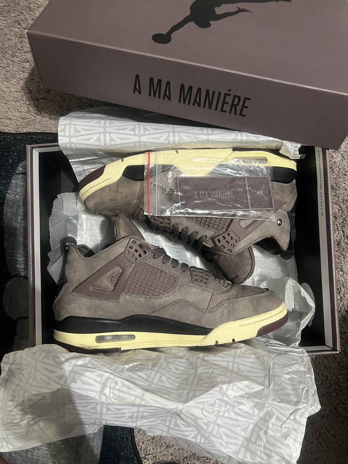 Designer Jordan 4 “A MA MANIERE” size 9 men Size US 9 / EU 42 - 1 Thumbnail
